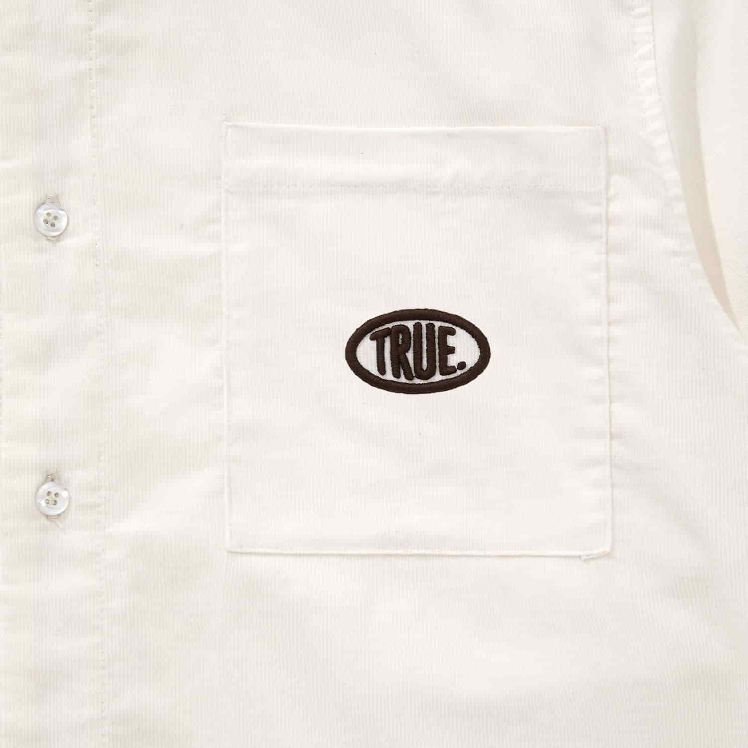Midnight Corduroy Shirt - Cream - miniatura 4
