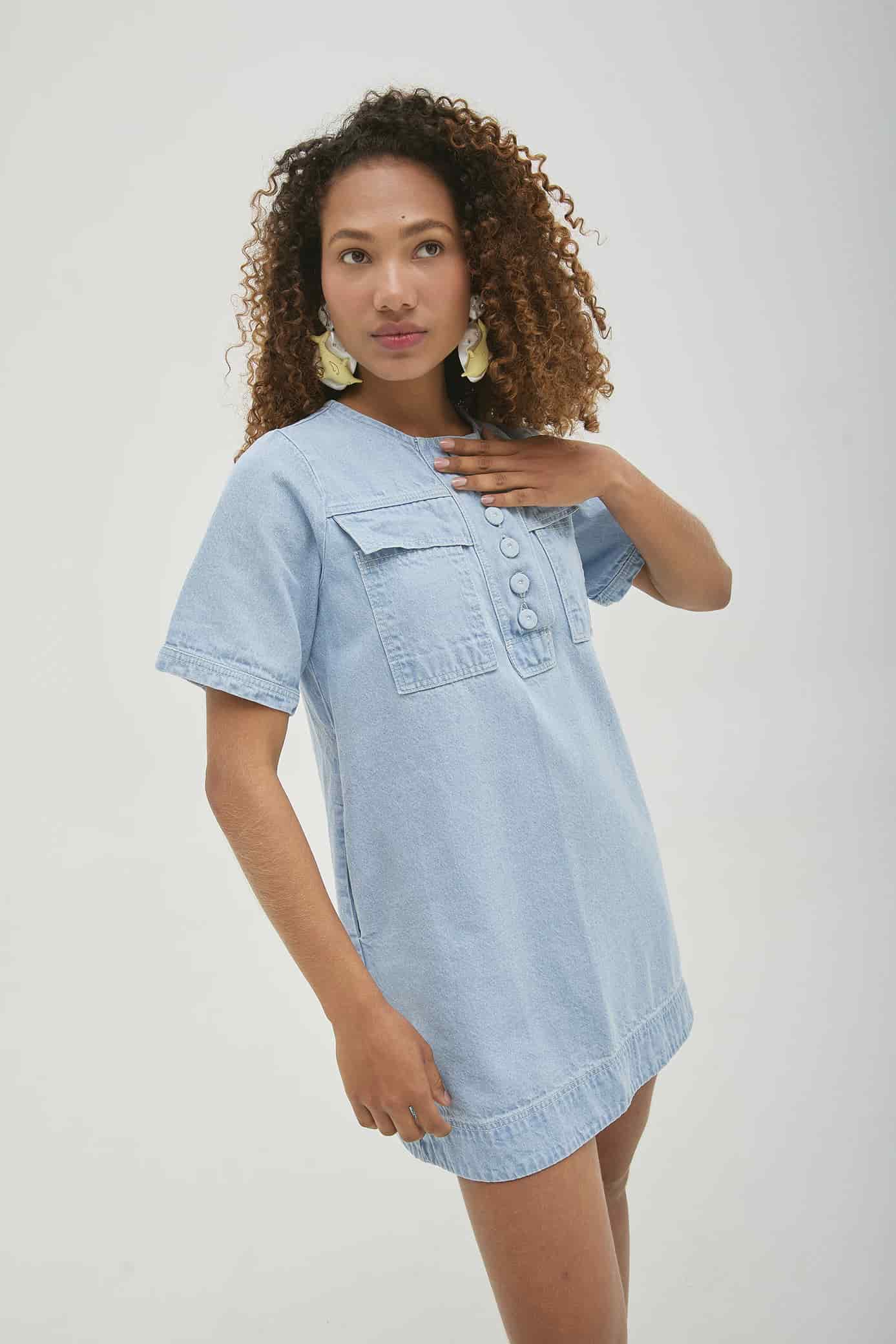 Vestido Brisa Denim - miniatura 3
