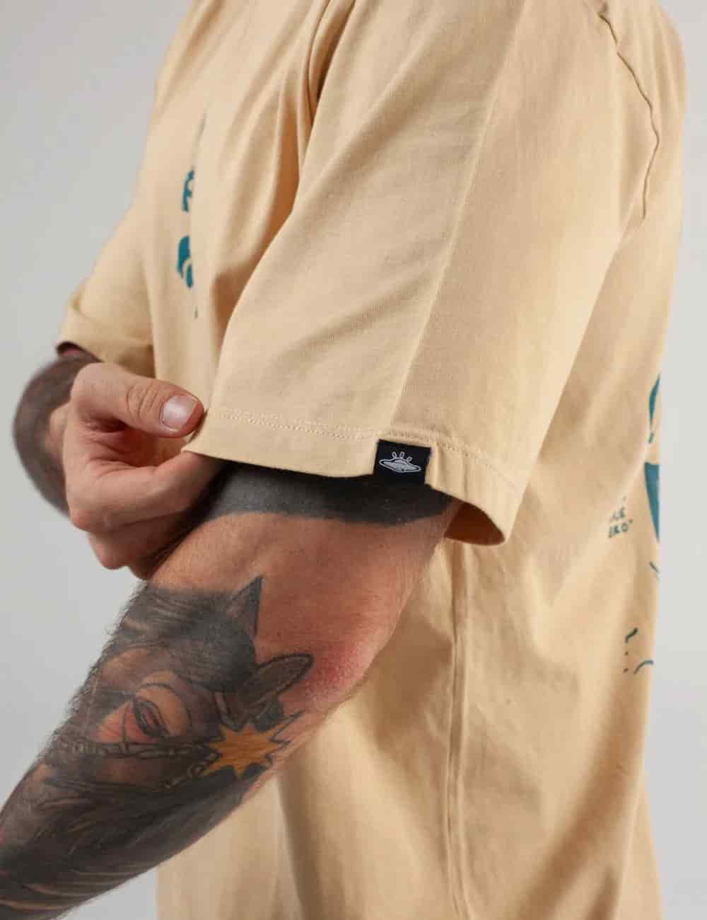 Camiseta Oversize Alta Frecuencia Arena Hombre - miniatura 14