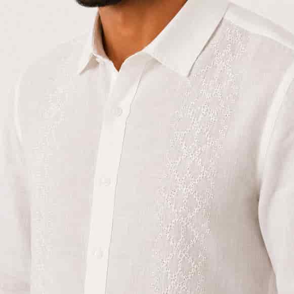 GUAYABERA ML 100% LINO HOMBRE - miniatura 3