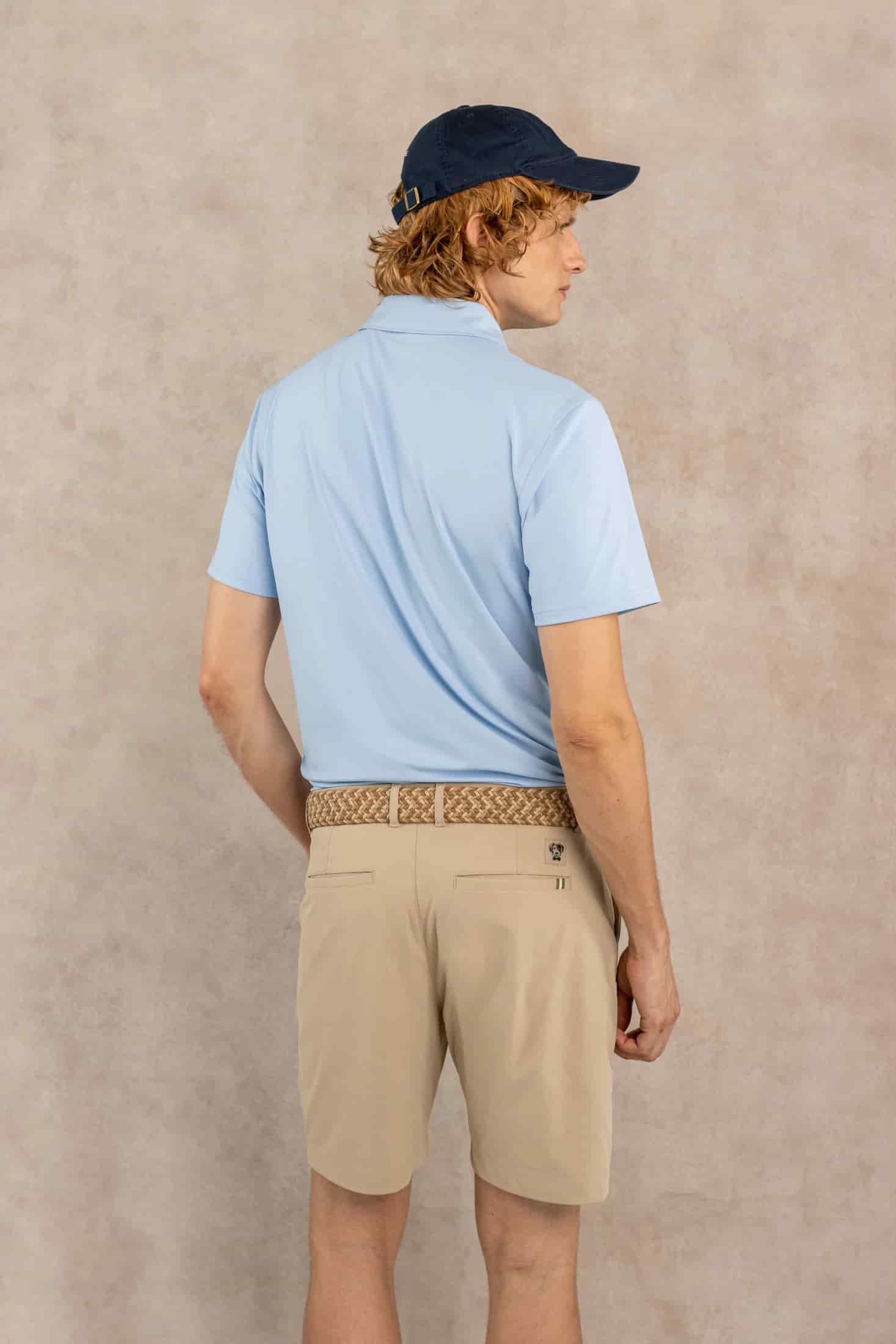 Polo Performance Antiarrugas Celeste - miniatura 5