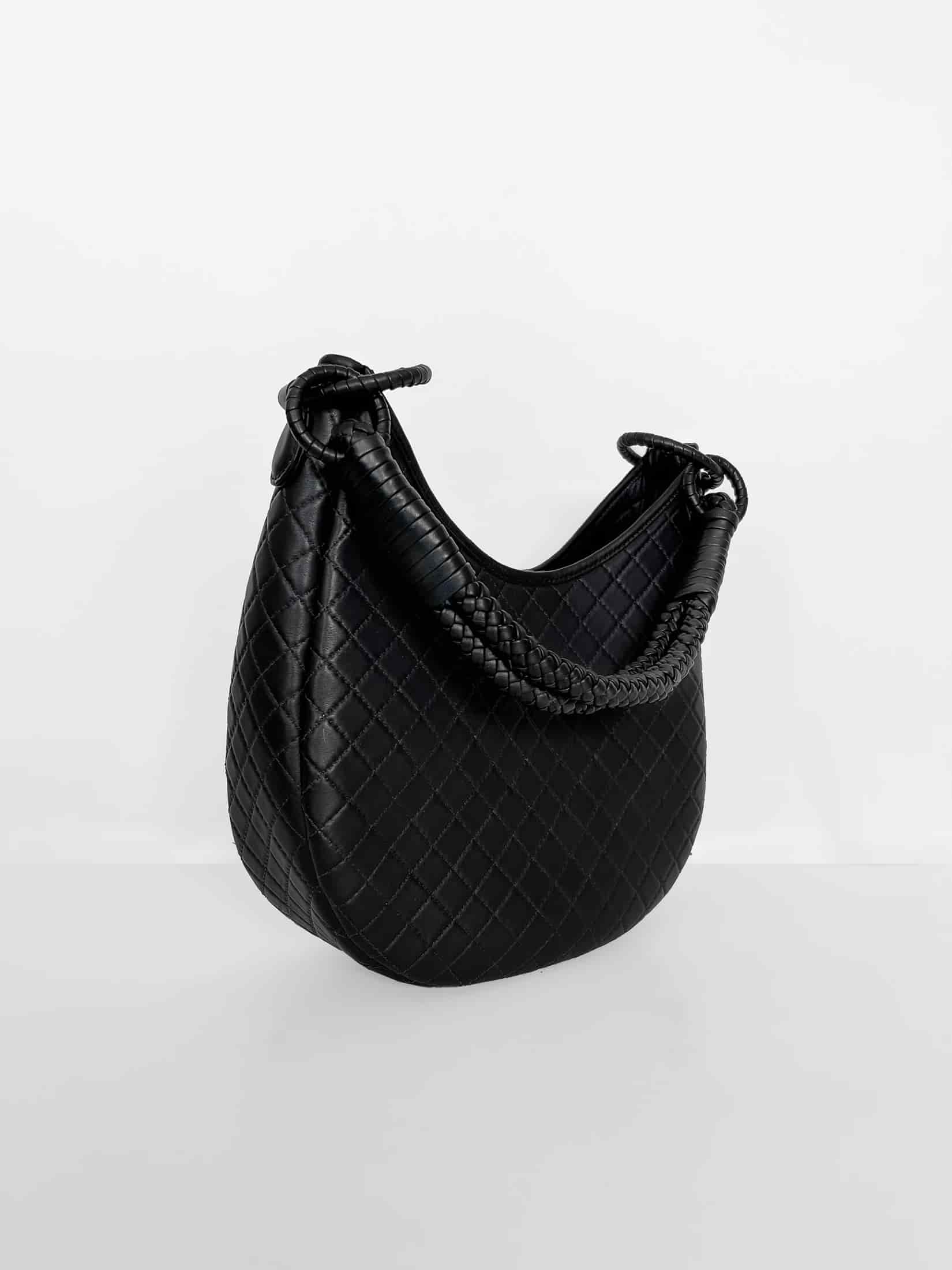 Saddle Shoulder Bag, Black - miniatura 4