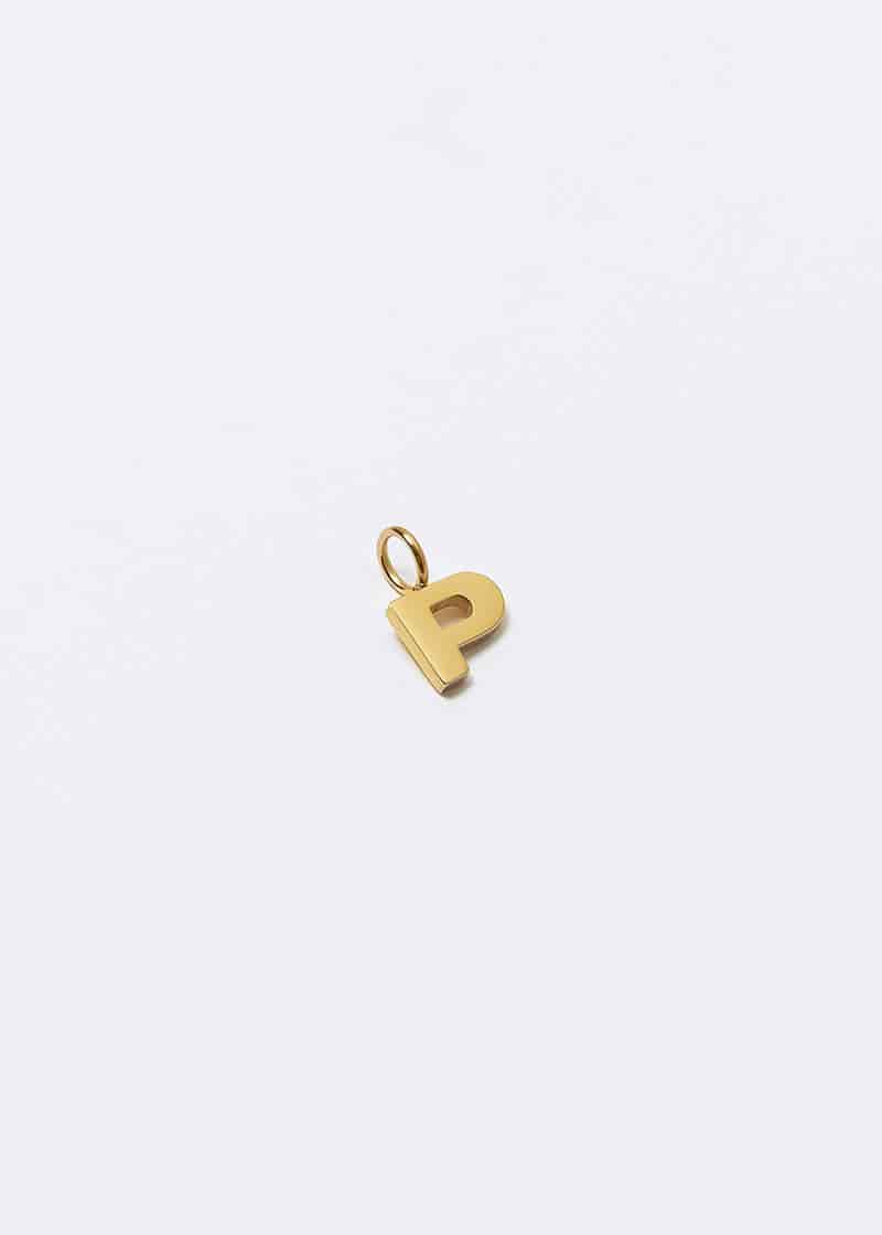 Dije Letra Dorado - miniatura 2