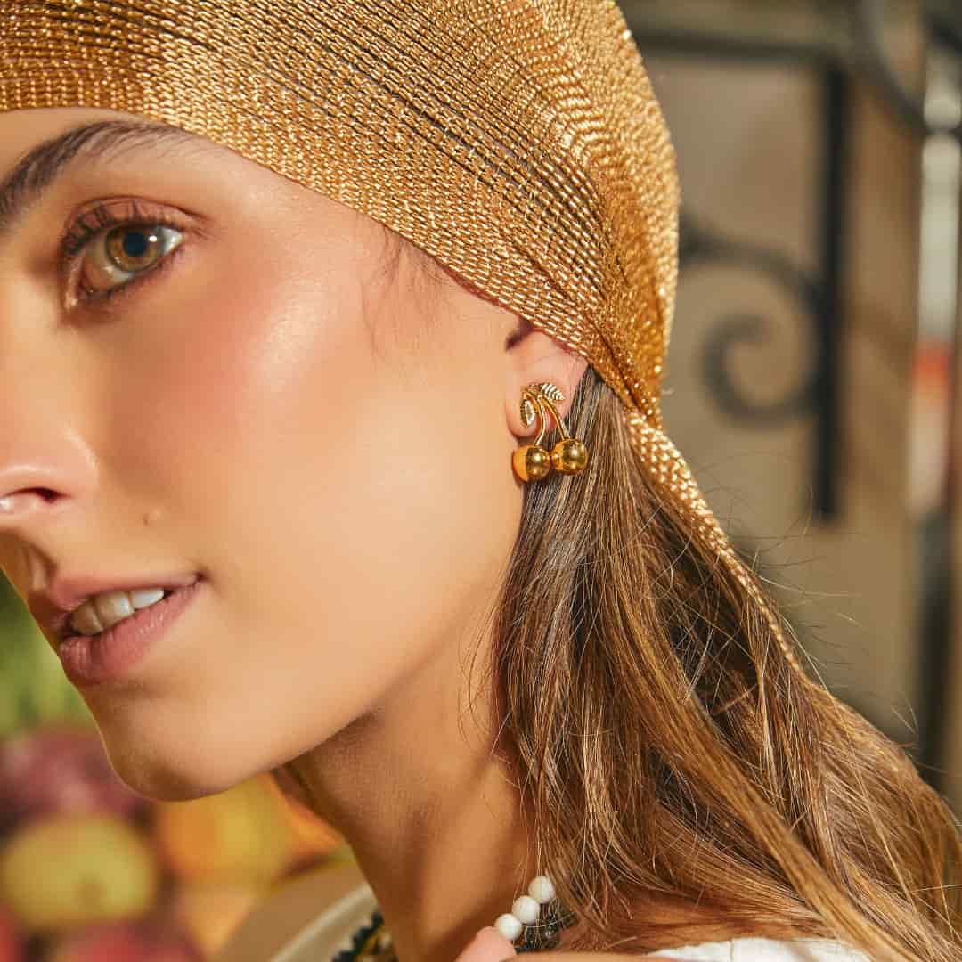 Aretes de cereza - miniatura 5