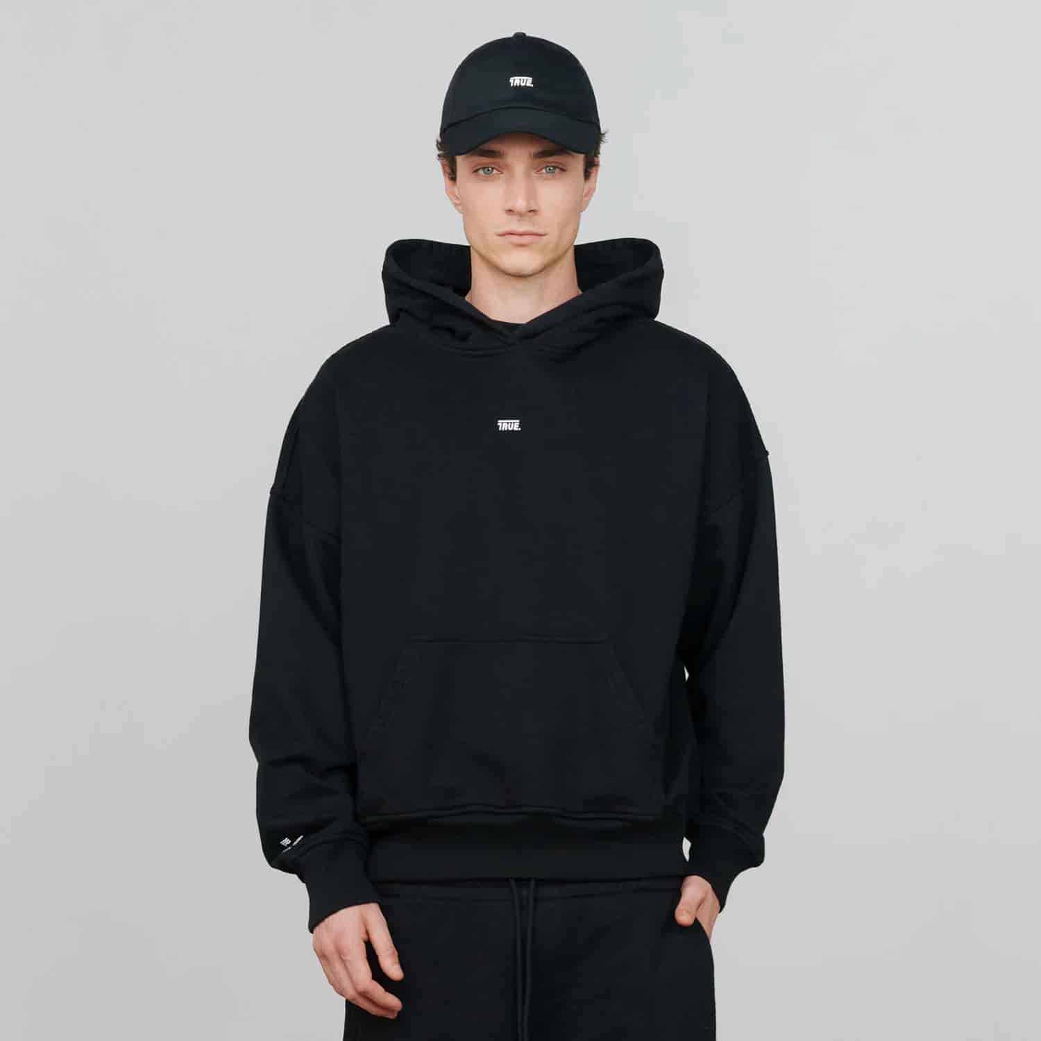 True Classic Hoodie - Deep Black - miniatura 11