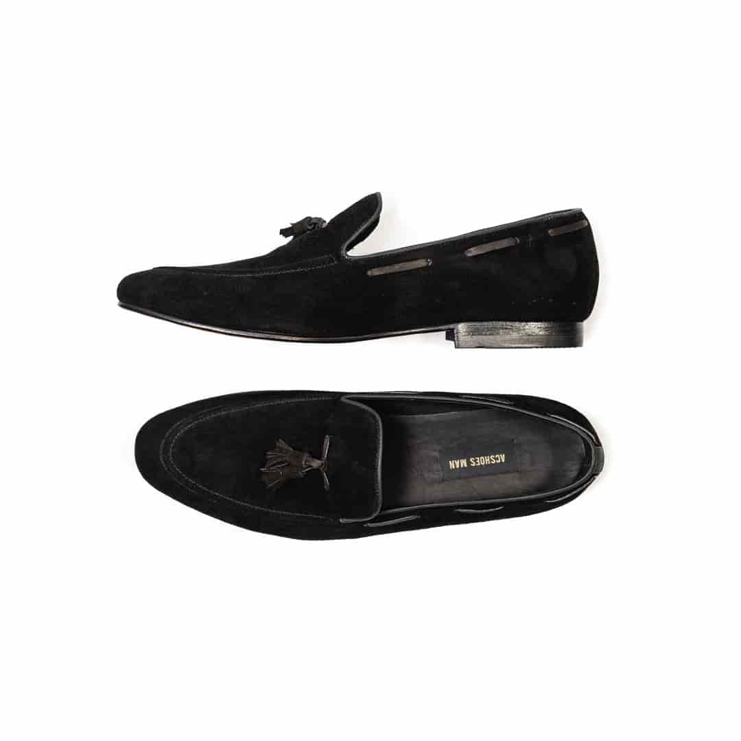 Loafers Gamuza Negra - miniatura 2