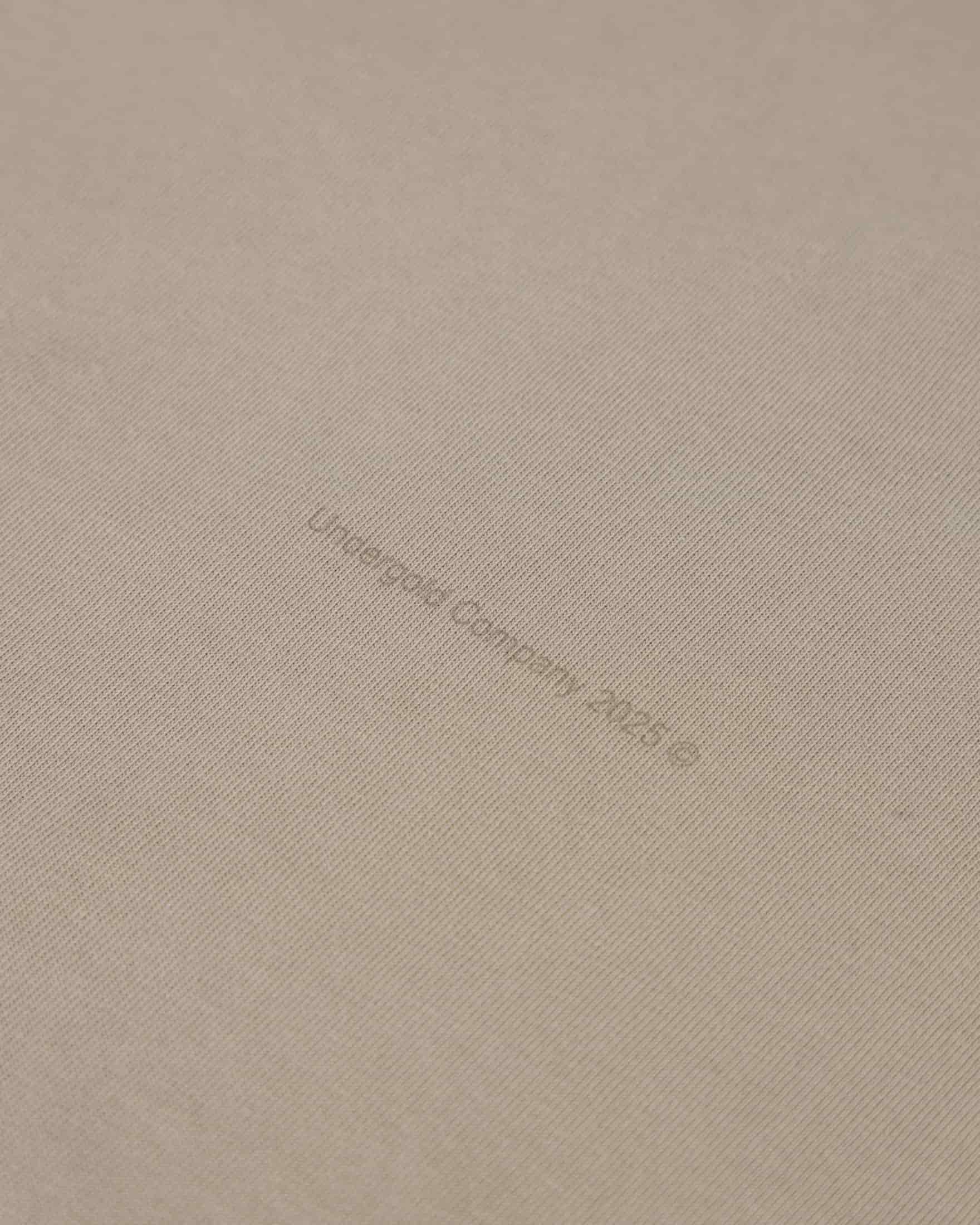 Basics Undergold Company Regular Fit Tshirt Light Brown - miniatura 5