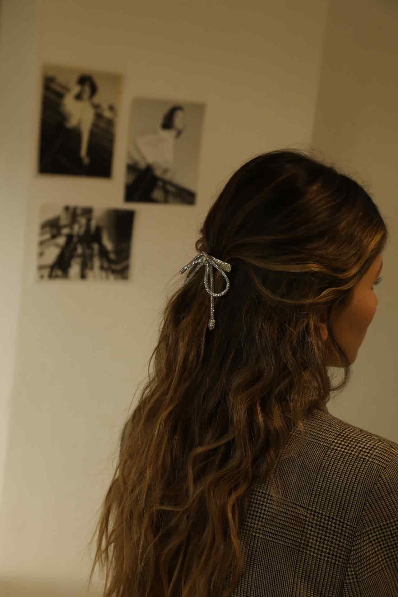 Merry Bow Silver Hairpin - miniatura 1