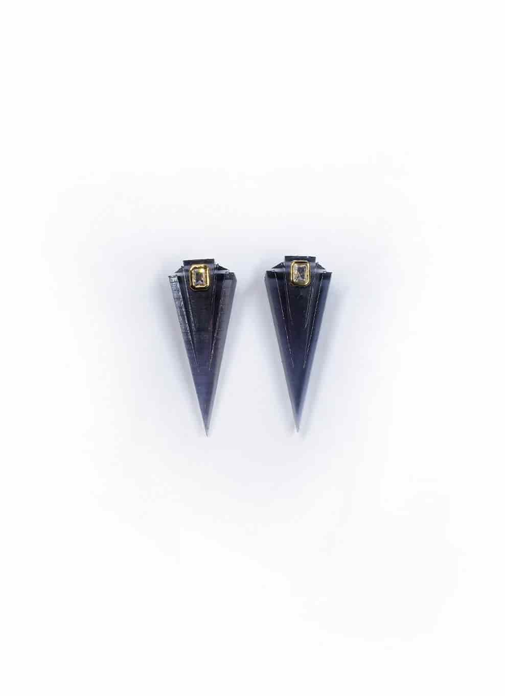 JVxTH - L SMOKY EARRINGS - miniatura 4