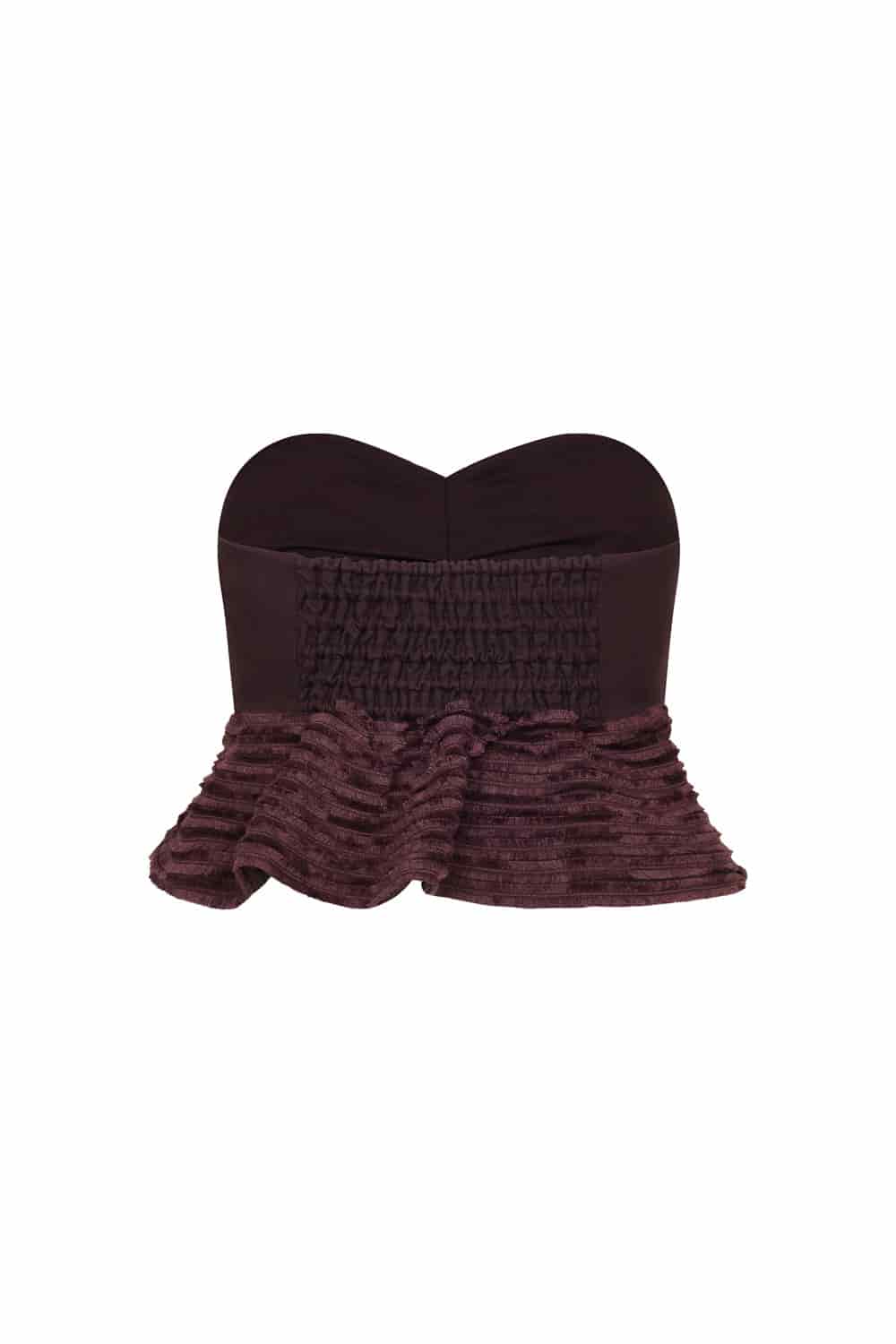 Crop top del mar brown - miniatura 5