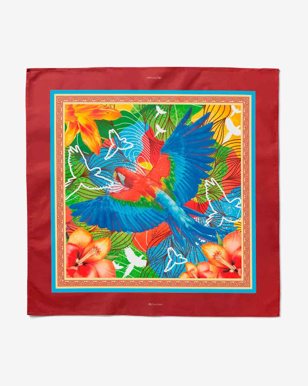 Pack de 2 Pañoletas Mediana (70x70cm) / Guacamaya + Mariposa - miniatura 3