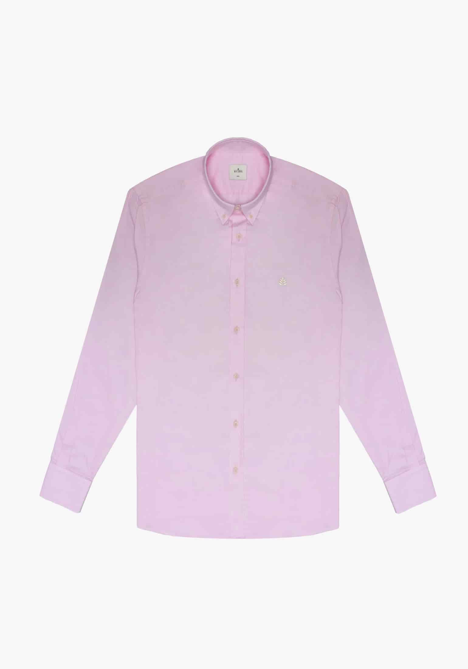 Camisa Whitman Rosada Cuello Button Down - miniatura 1