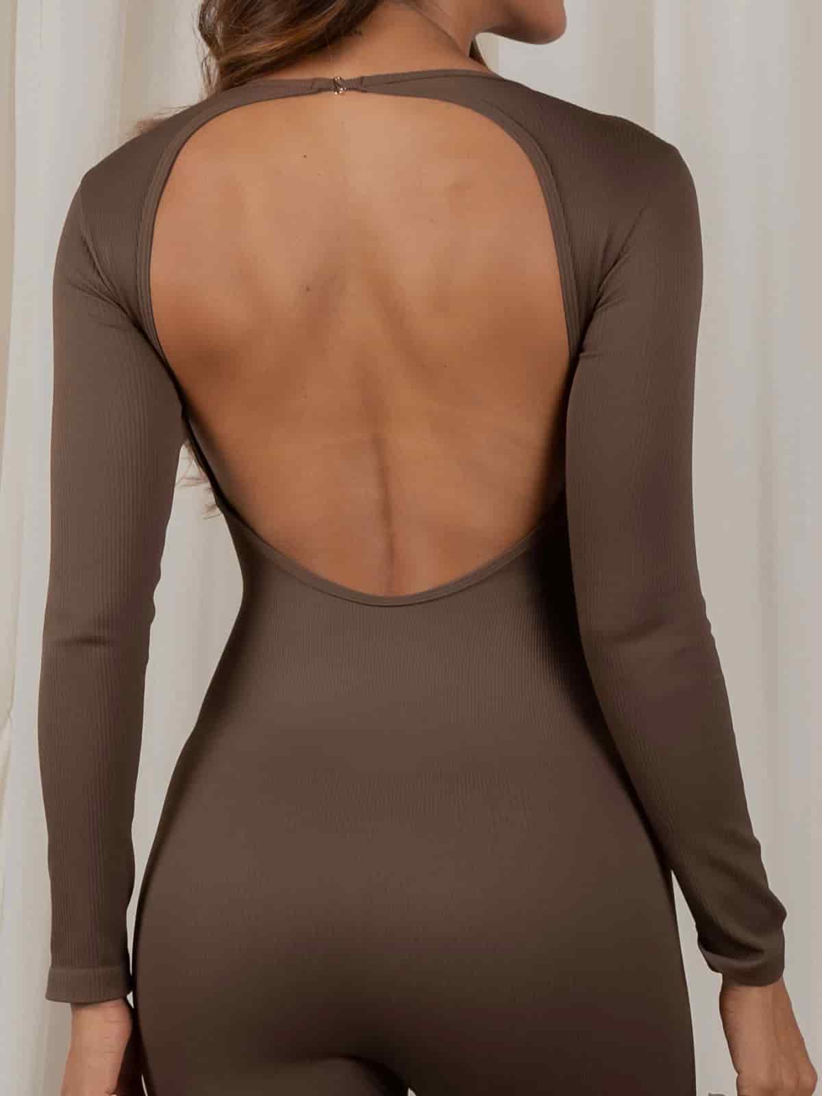Melania enterizo seamless cafe - miniatura 5