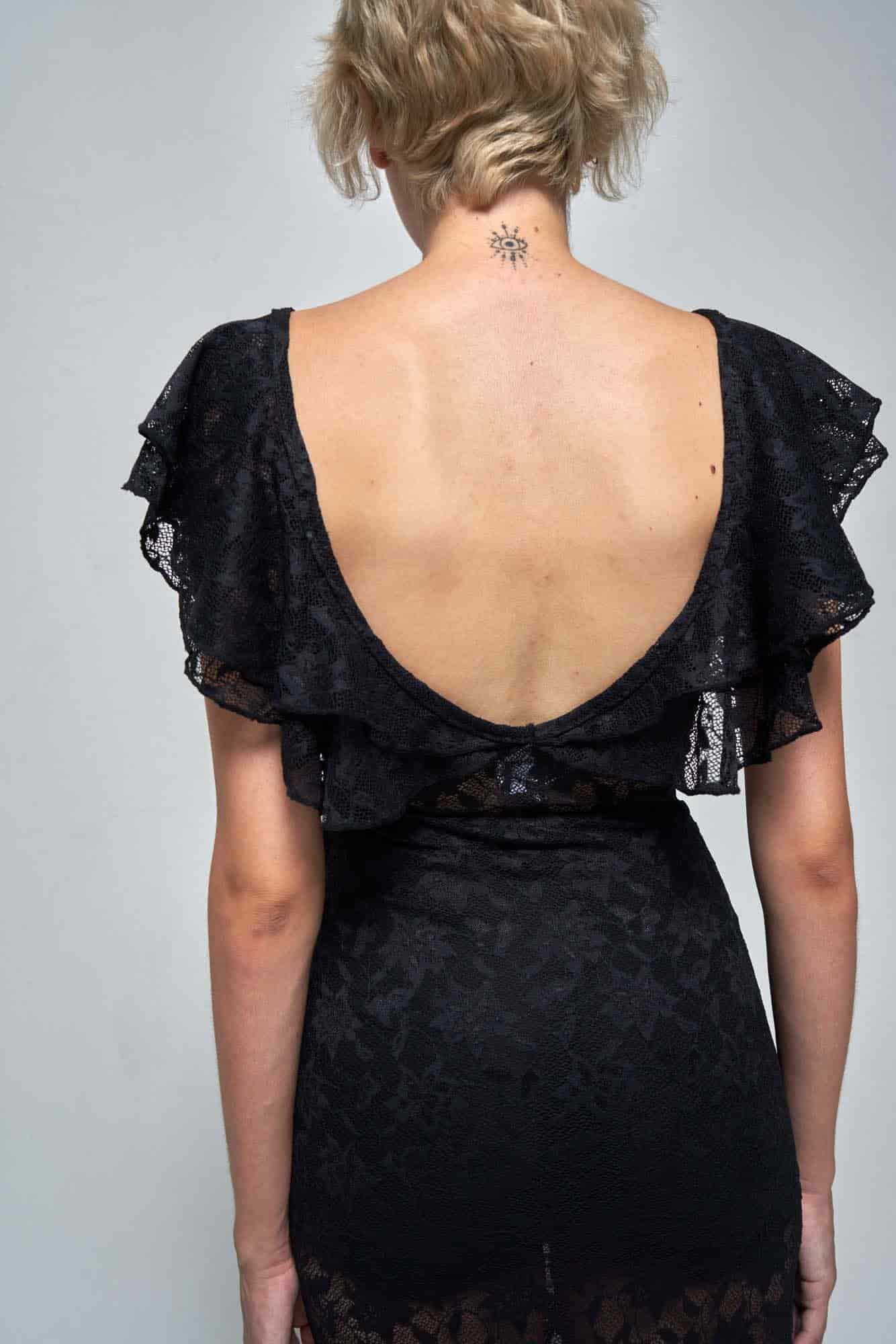 MIZU BLACK DRESS - miniatura 18