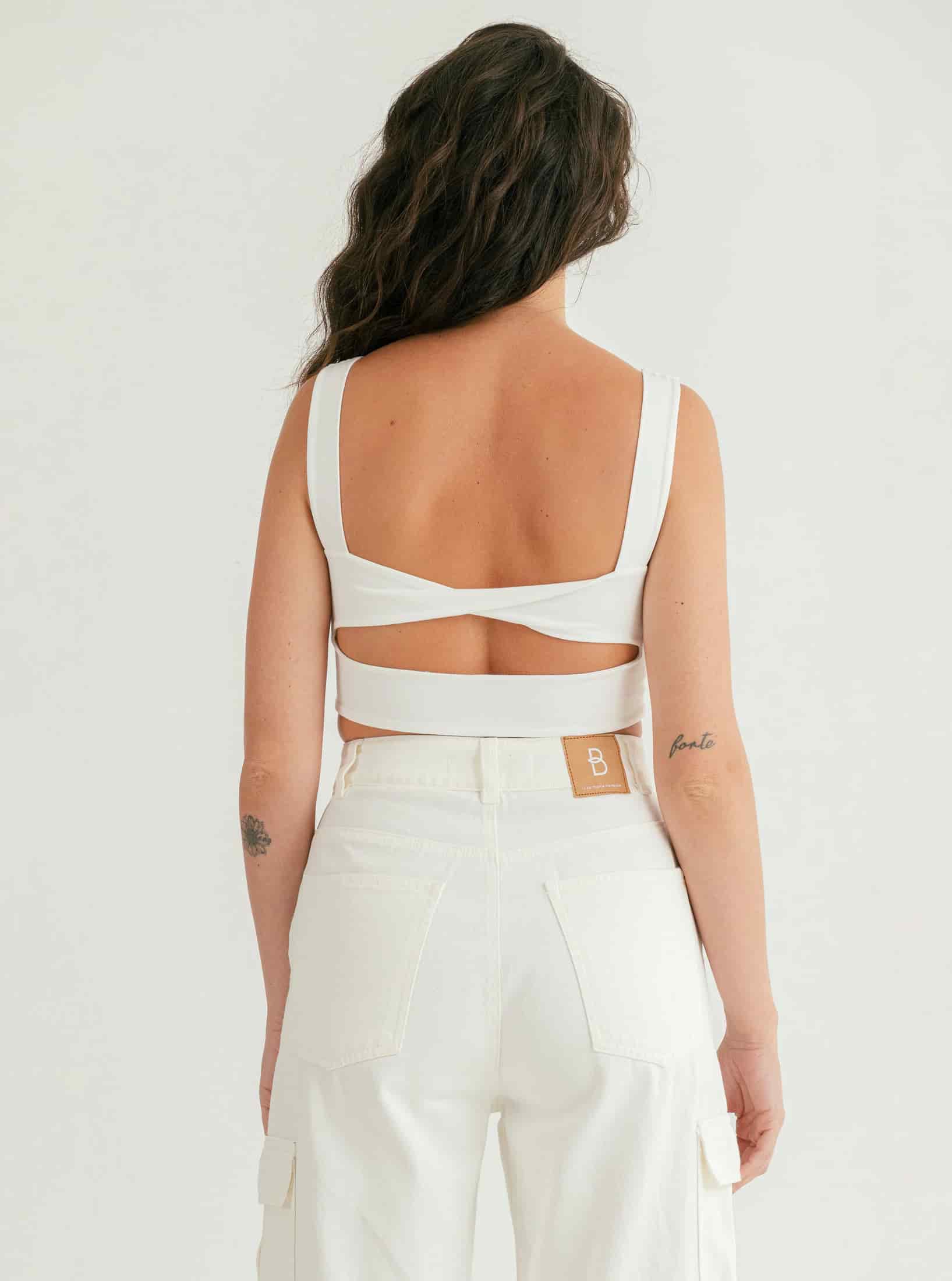 TOP RECTO SIGILO IVORY - miniatura 3