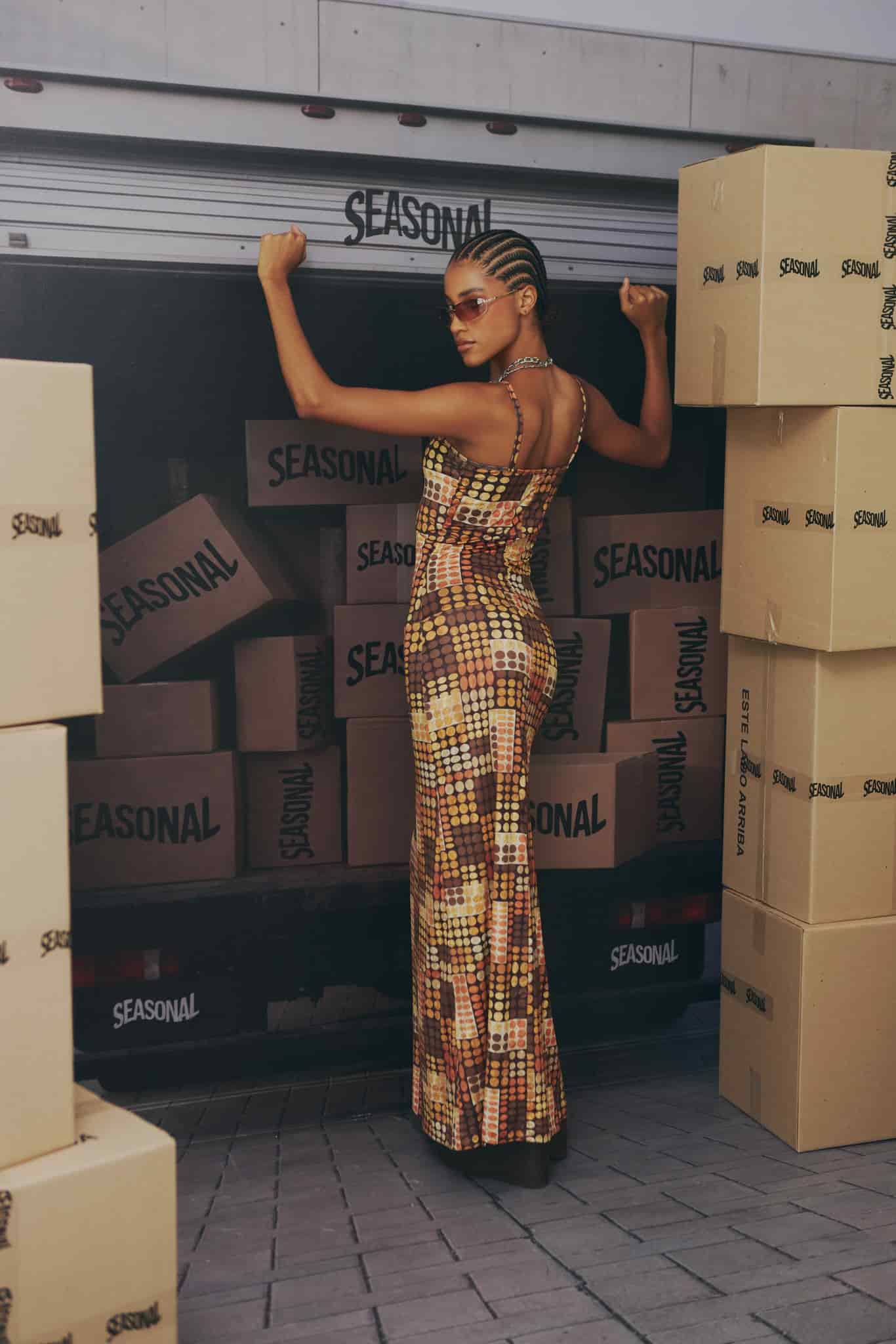 SEASONAL MOSAIC DRESS - miniatura 6