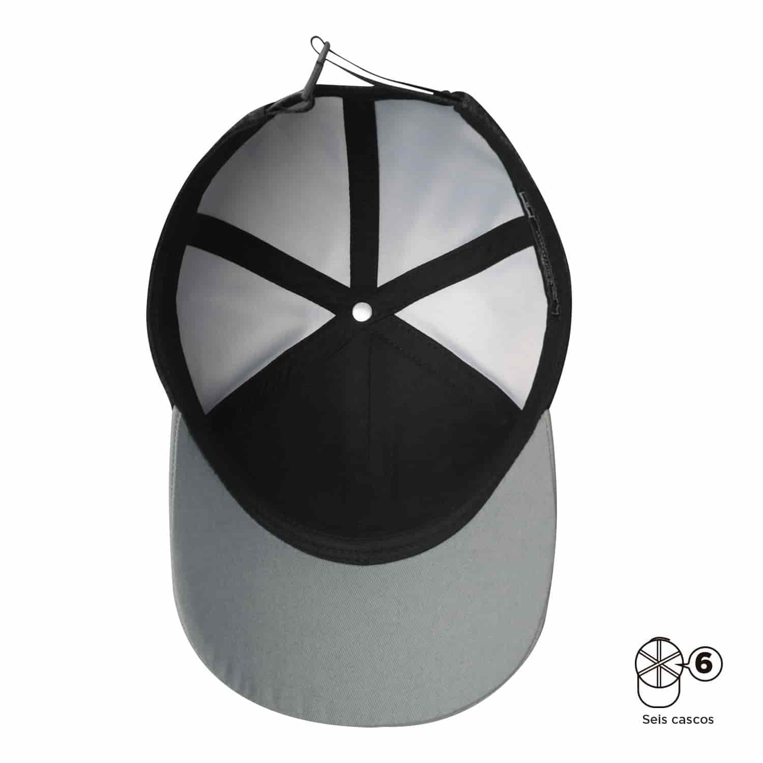 Gorra Beisbolera Knit color Negra - miniatura 5