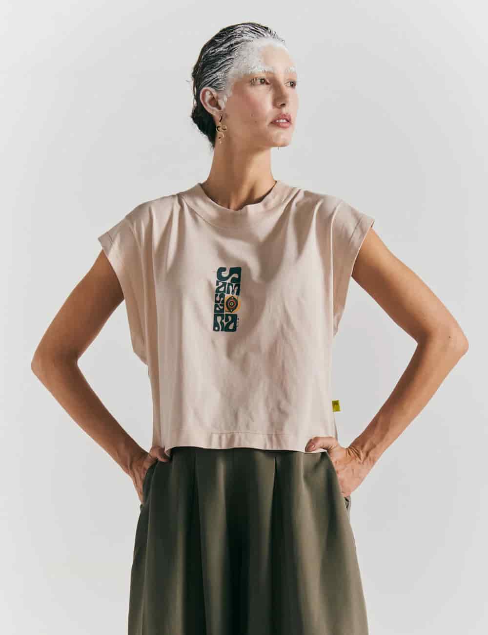 Camiseta Manga casco Nirvana Curuba Mujer - miniatura 7