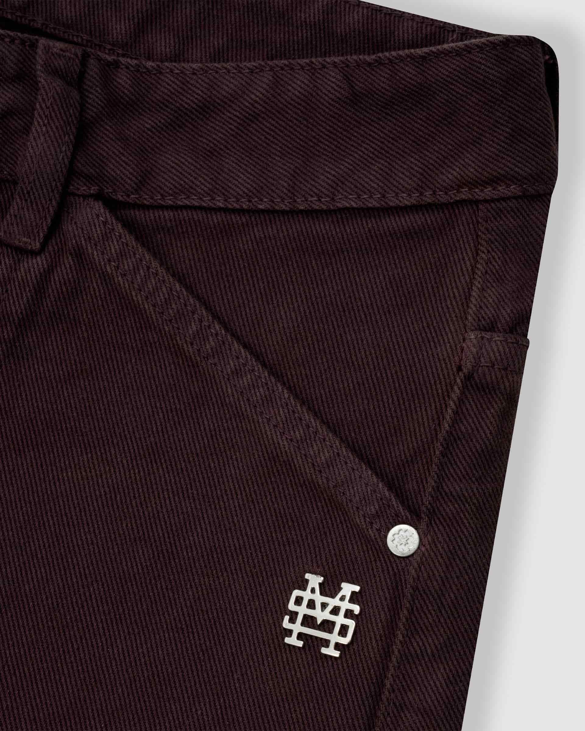 Pocket Straight Pants – Burgundy - miniatura 8