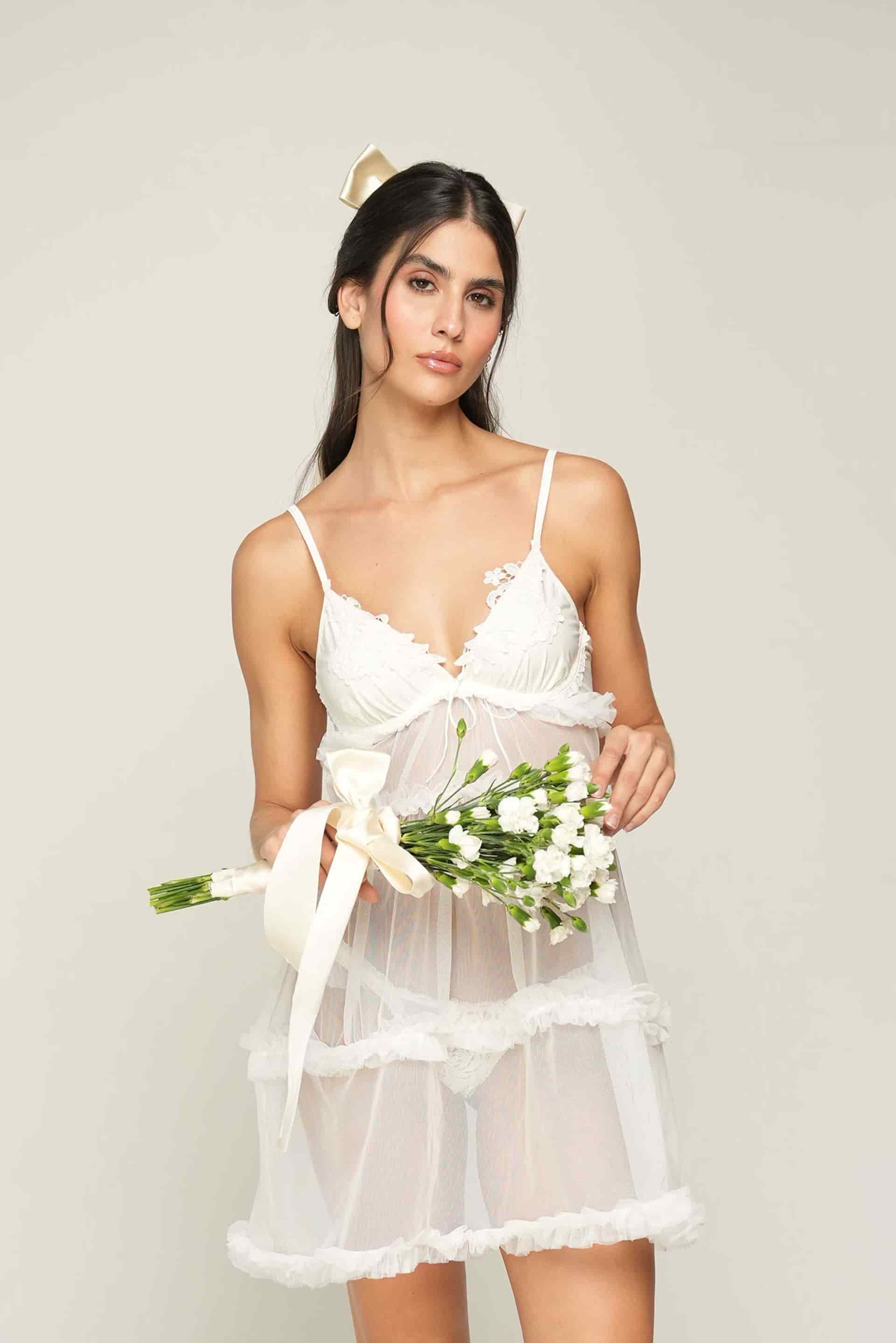 BABYDOLL ELLIPSE BY SARA RESTREPO CRUDO - miniatura 1