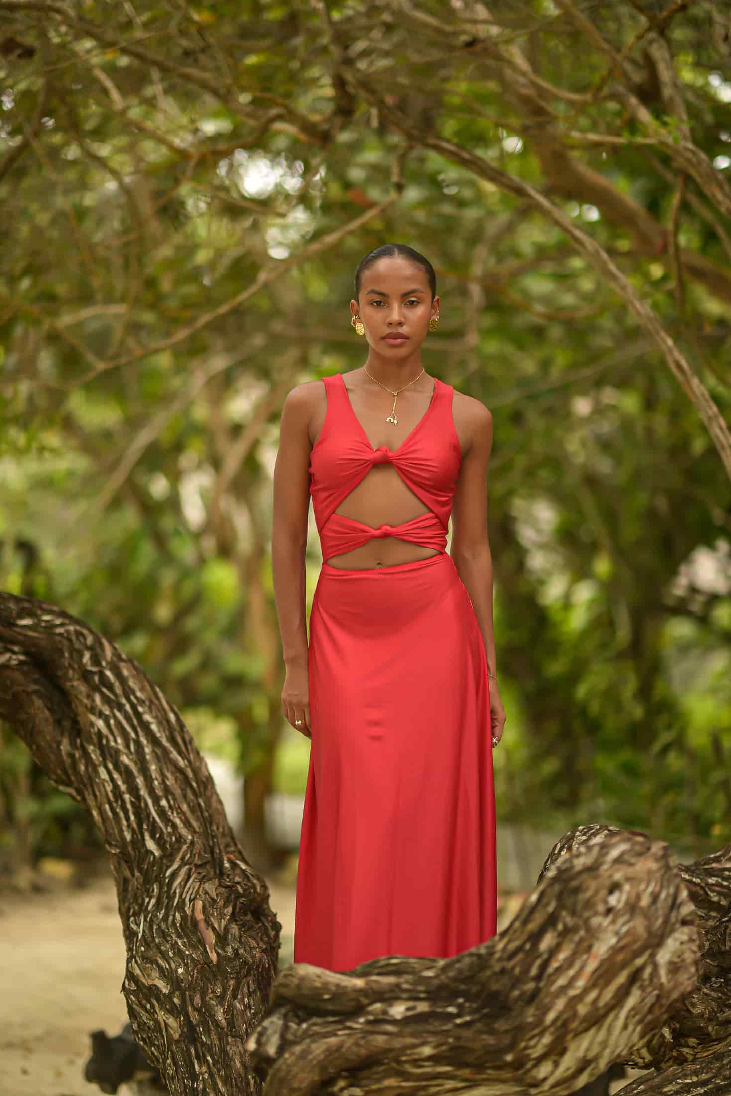 Aurora dress - Red - miniatura 5