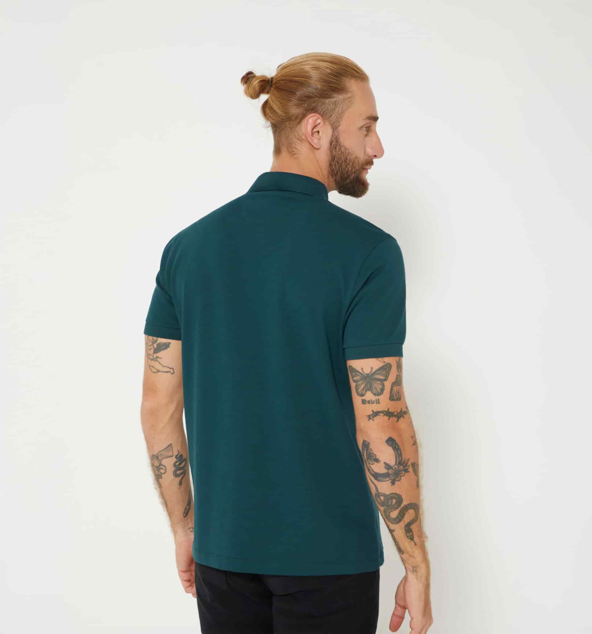 Polo básico para hombre slim fit - miniatura 10