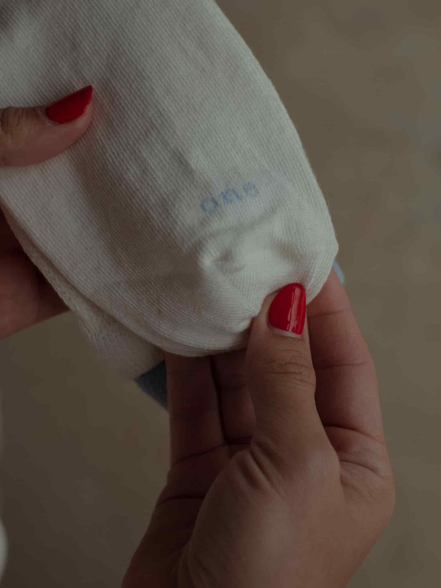 MIDI LAYERING SOCKS - SOFT WHITE & BABY BLUE - miniatura 8