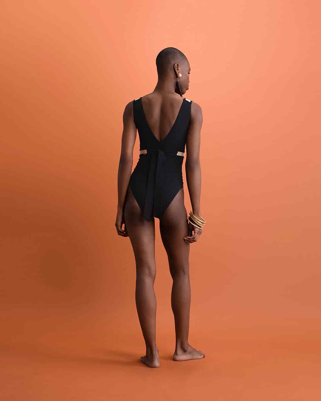 AMELIA ONE PIECE / Negro - miniatura 2