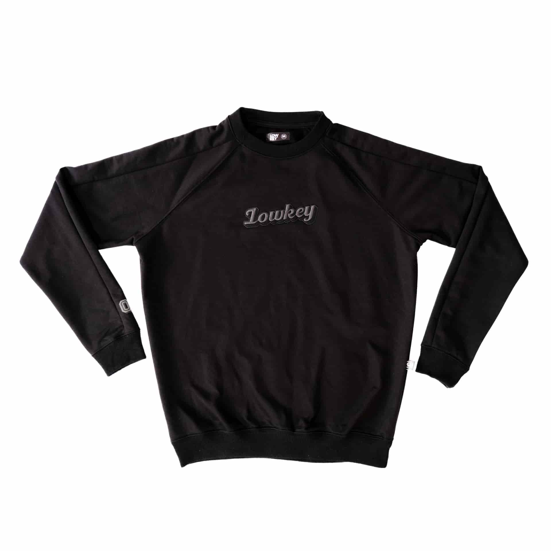 CREWNECK NEGRO - PLAIN SOCIETY - miniatura 1