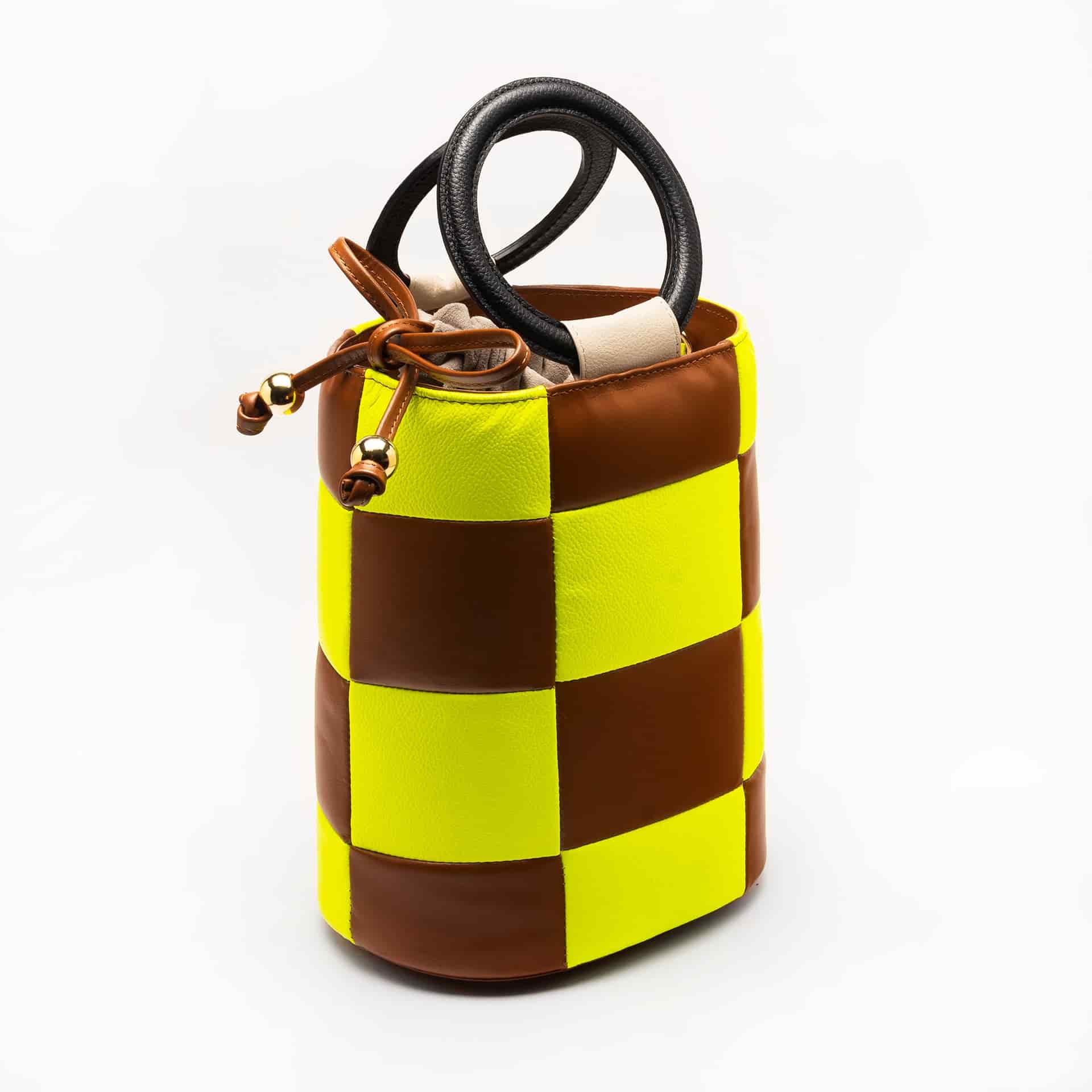 Basket Bag - Honey + Neon Lemon - miniatura 2