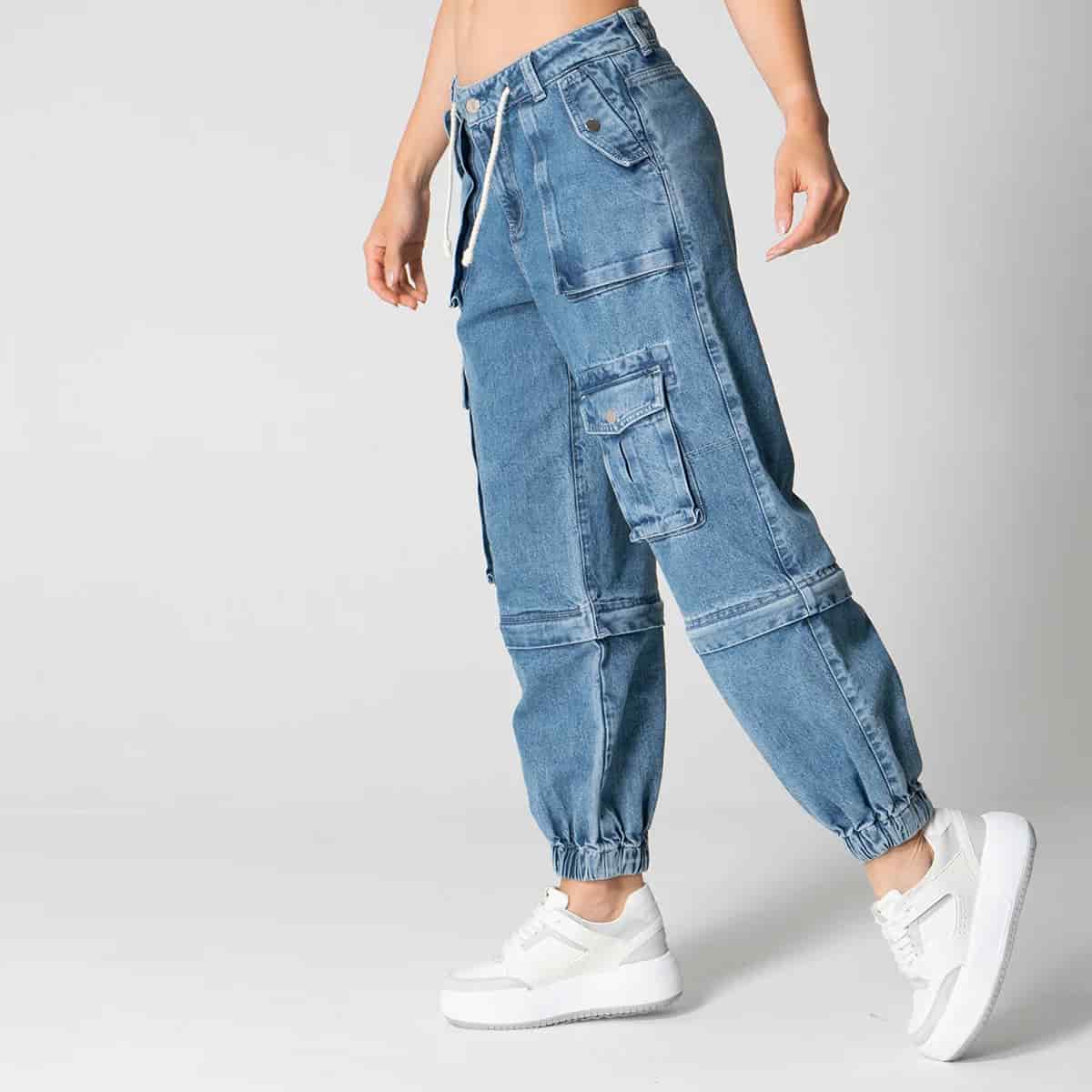Pantalon Denim Jogger Convertible Fear - miniatura 5