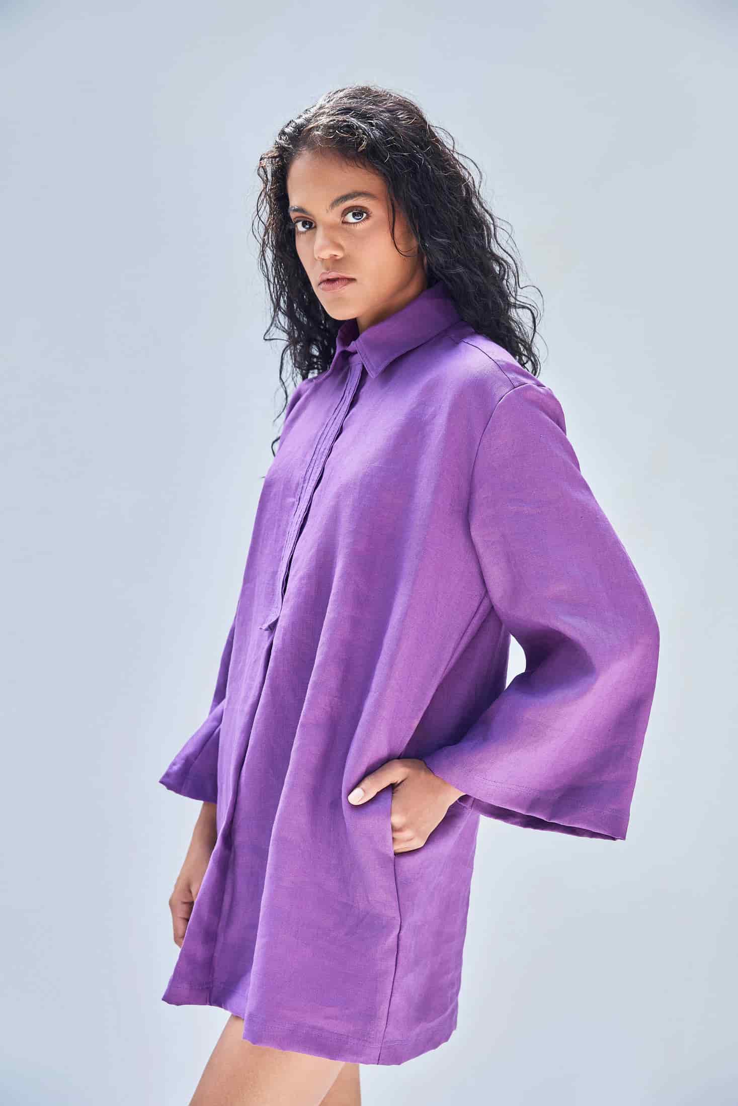 LU SHIRT WOMEN PURPLE - miniatura 1