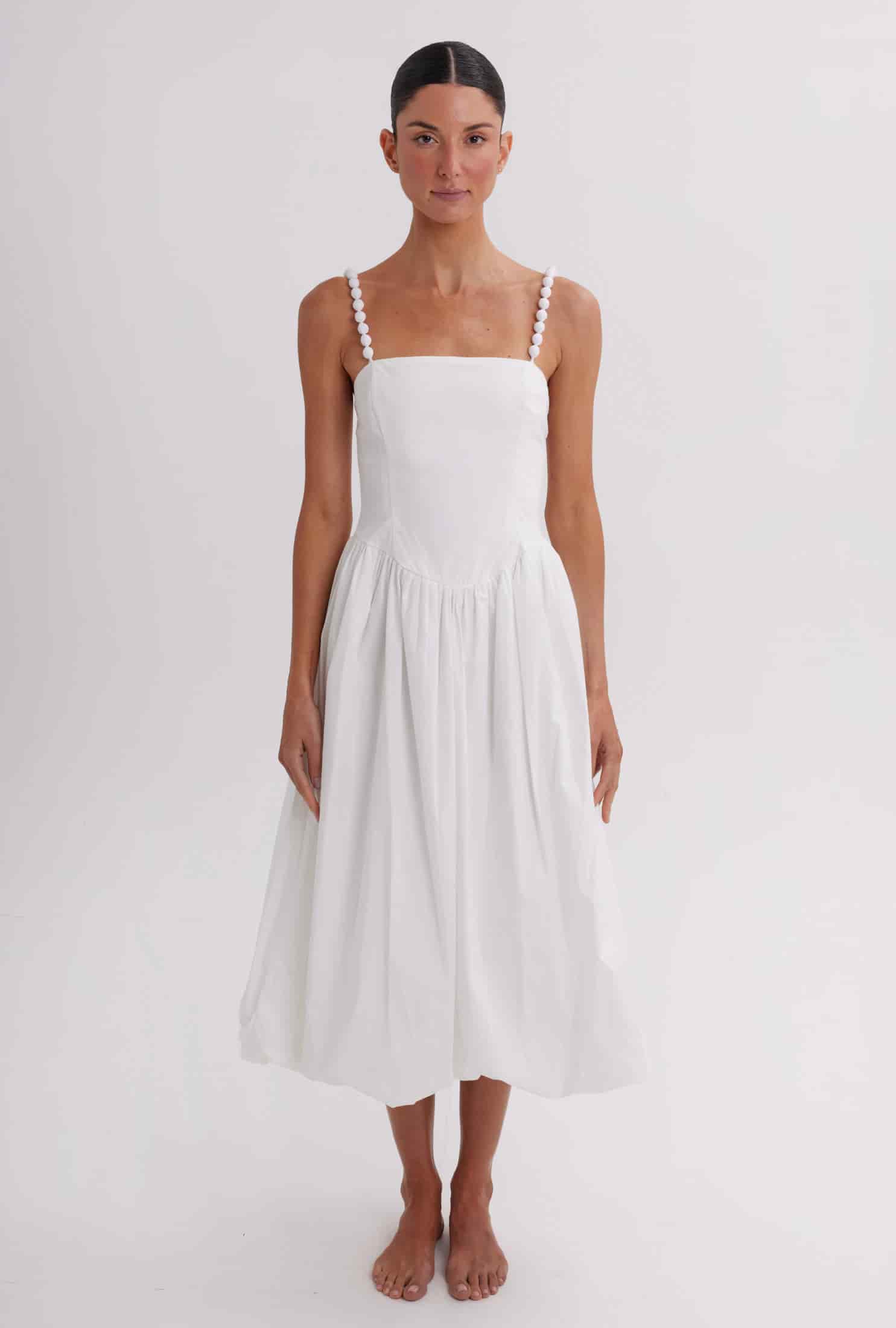 Vestido Mujer Thais Ivory - miniatura 1