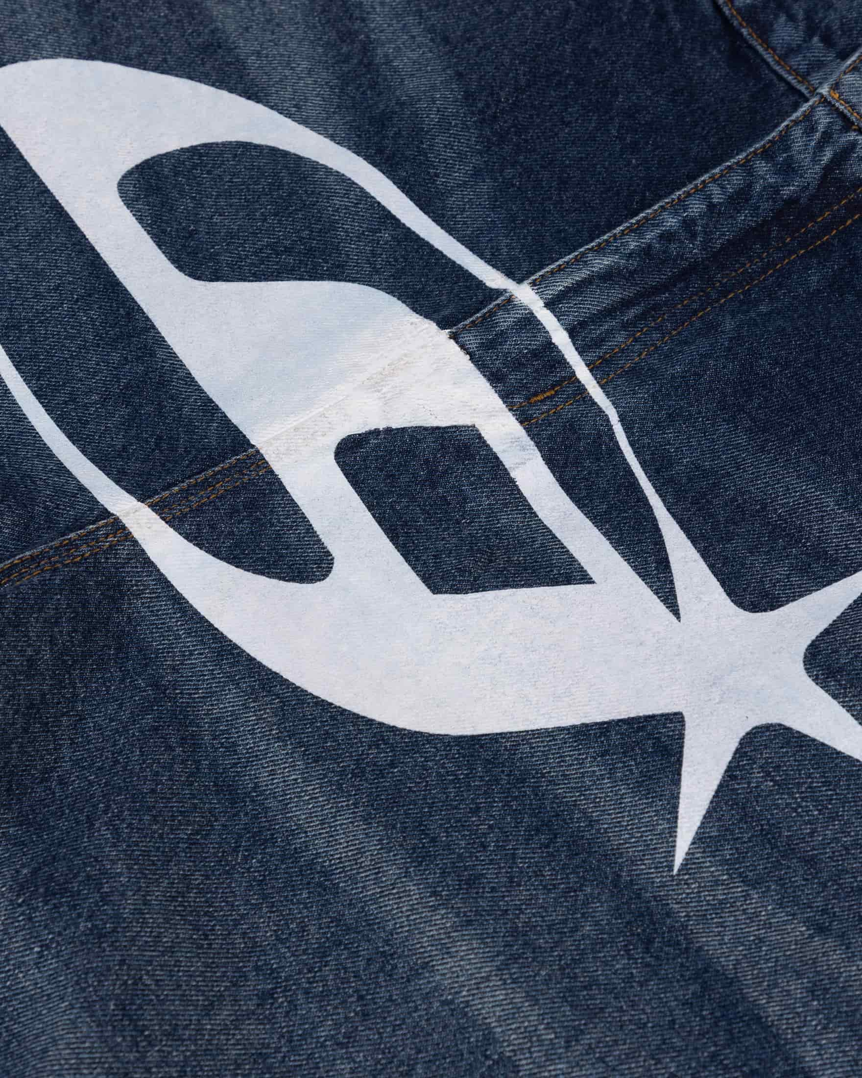 Act 1 UG Star Denim Jorts Medium Blue - miniatura 4