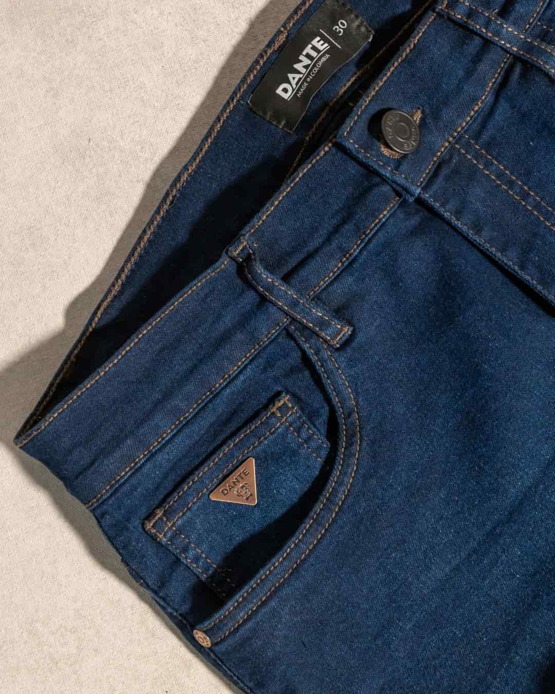 Jean Elastico Azul Oscuro Clasico Vintage - miniatura 8