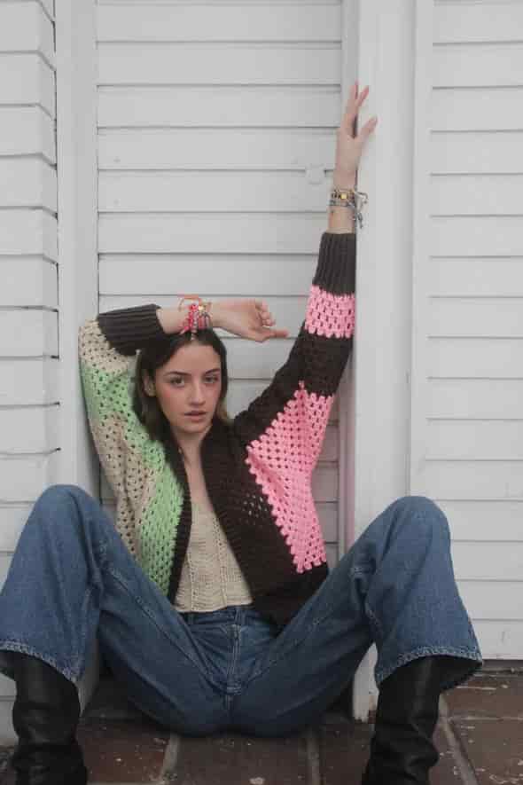 Mosaico Vital - Crocheted Cardigan (pre-order) - miniatura 5