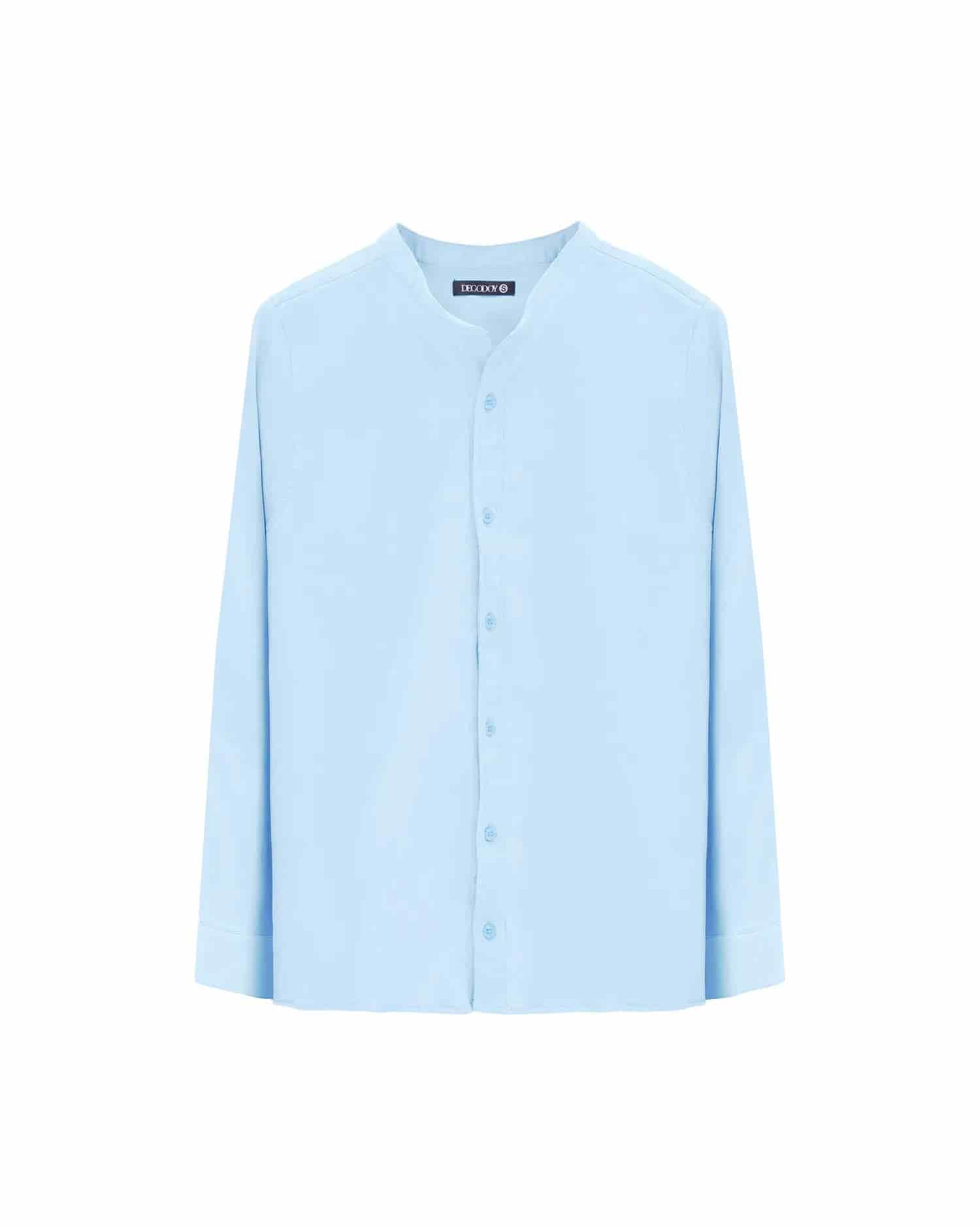 Camisa Oxford Celeste - miniatura 1