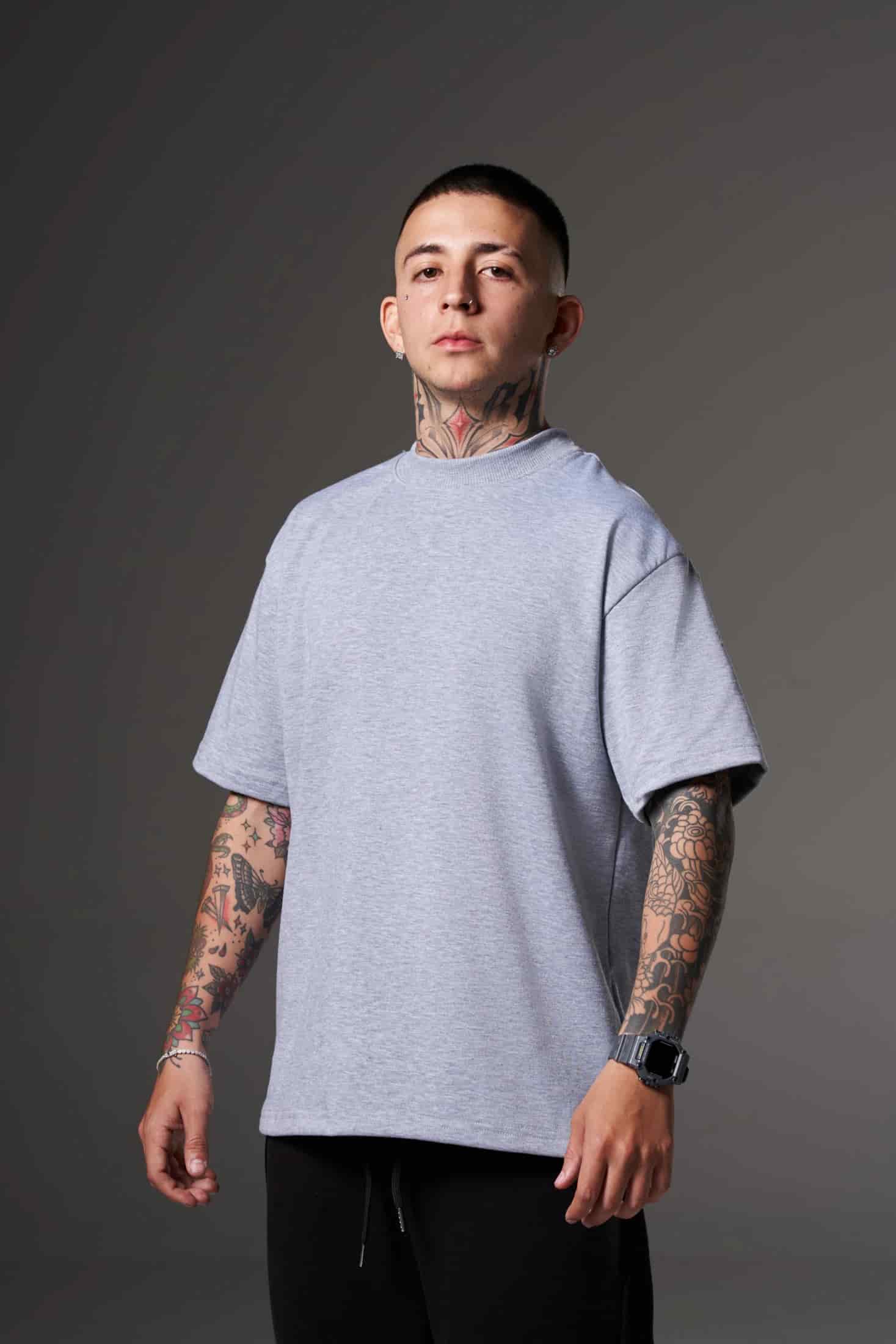 CAMISETA GRIS JASPE OVERSIZE SVG - miniatura 2