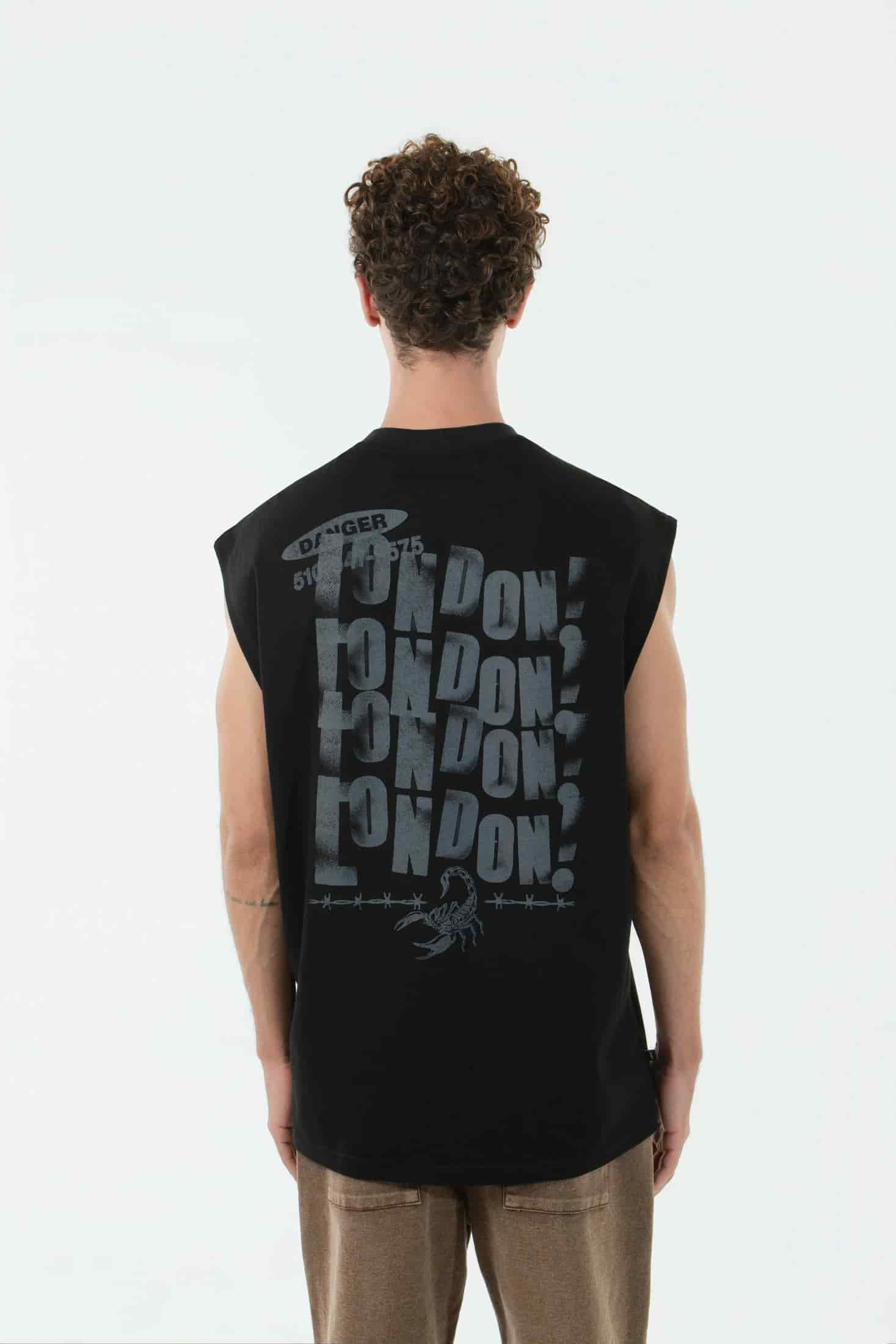 CAMISETA MANGA SISA COLOR NEGRO - miniatura 4