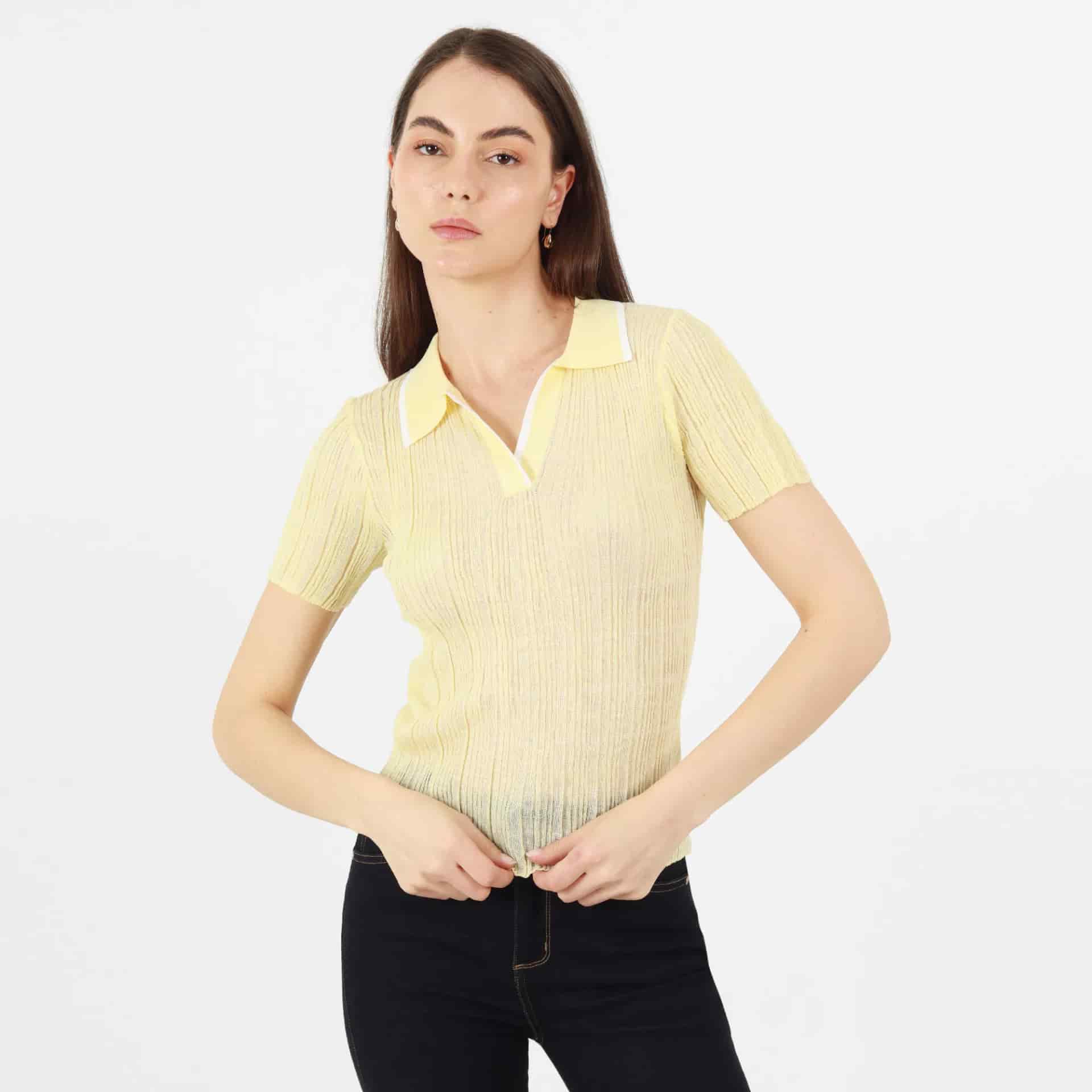 Sweater Cuello Sport Manga Corta - miniatura 4
