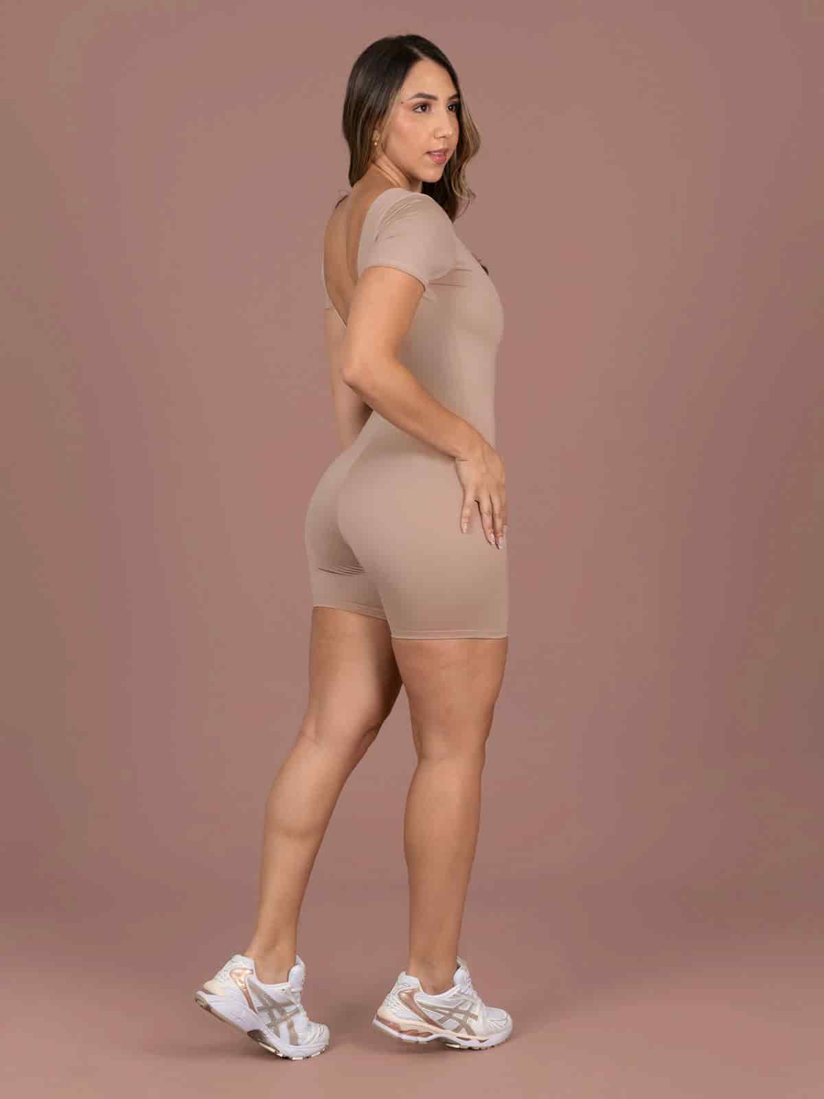 Enterizo awa beige - miniatura 2