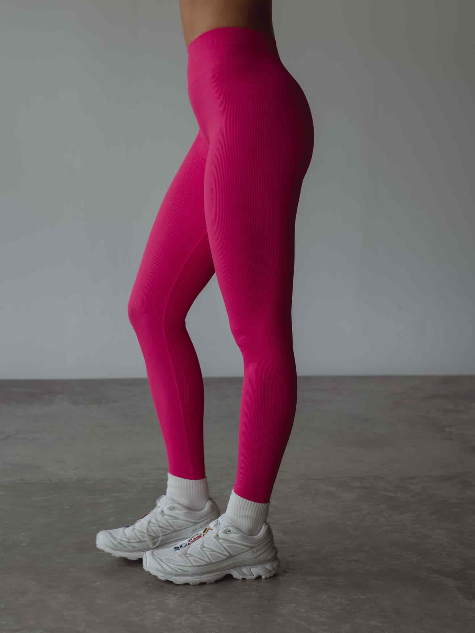 BLAZE SEAMLESS LEGGINGS - FUCSIA - miniatura 5
