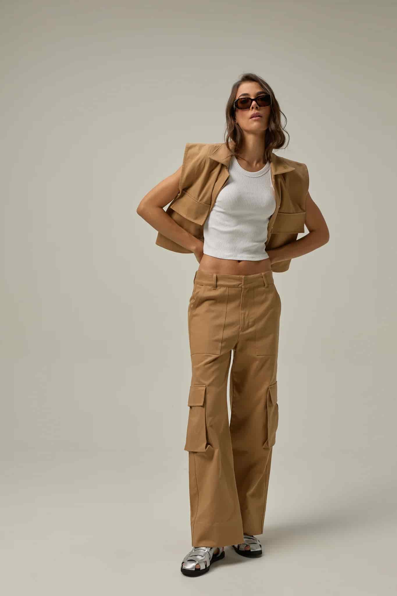 Chaleco Irene | Khaki - miniatura 13
