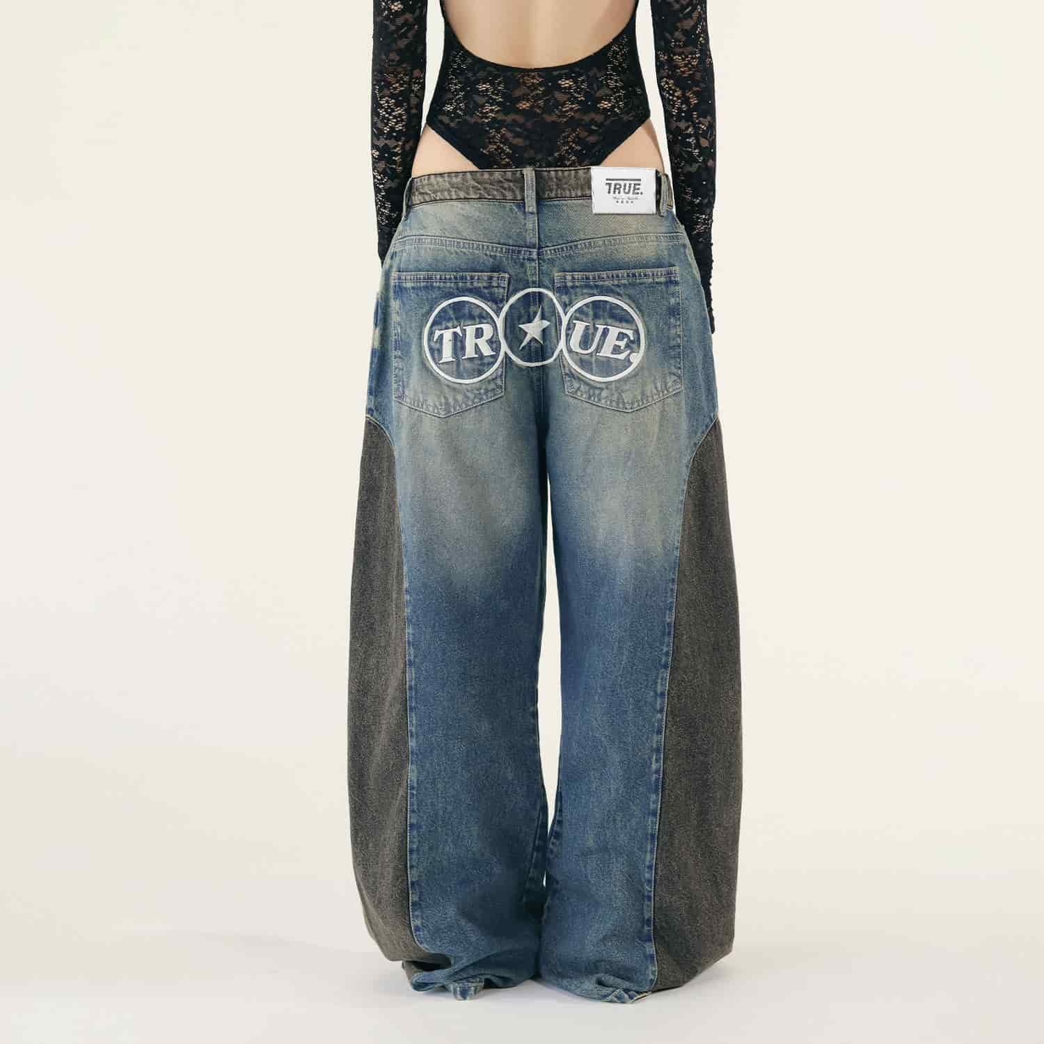 The True Spirit Denim Pants - Light Blue - miniatura 2
