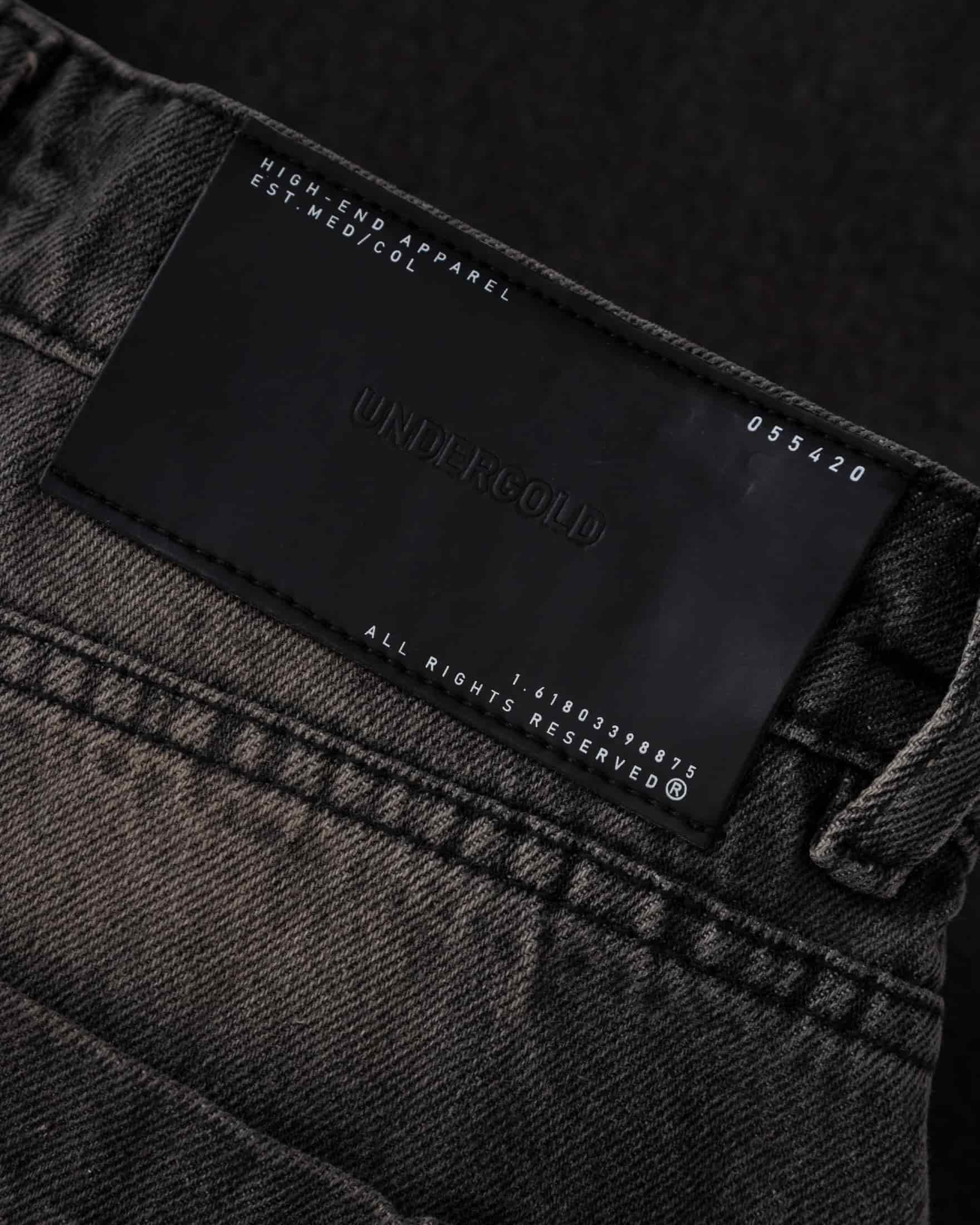 W Basics Undergold Wide Jean Dirty Black - miniatura 6