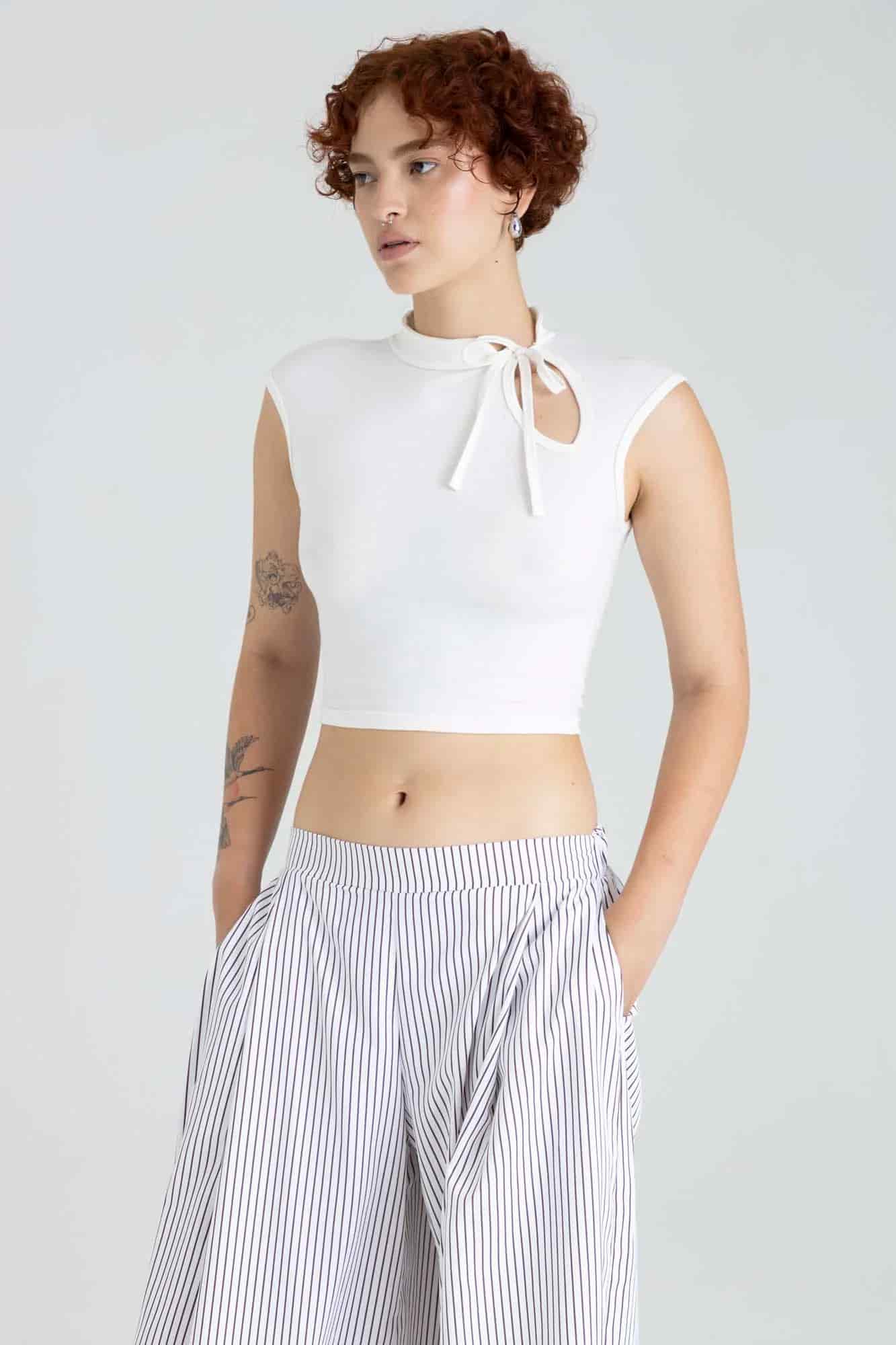 SORA TOP MARFIL - miniatura 11