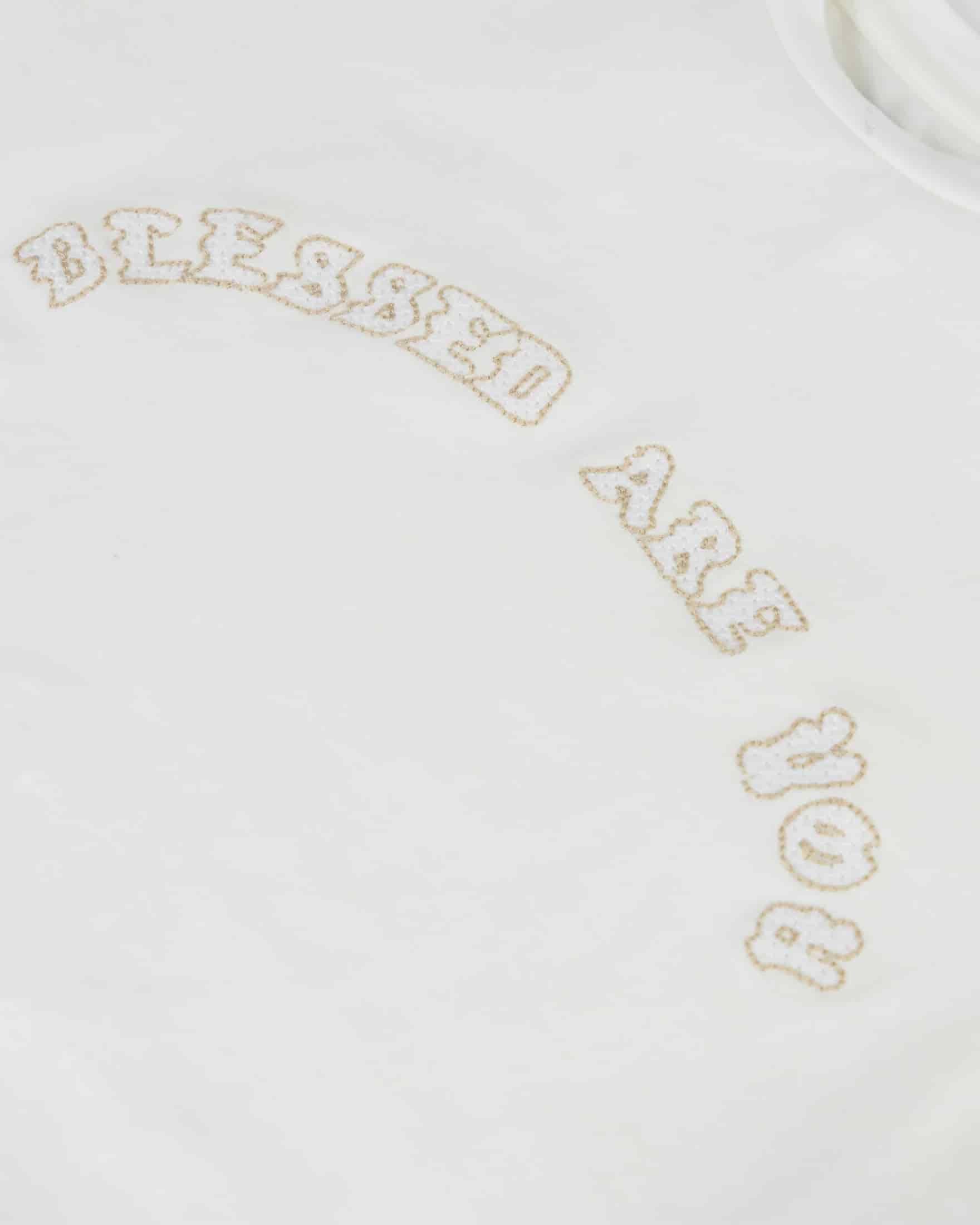 Capsule Blessed Are You Baby Tee White - miniatura 11