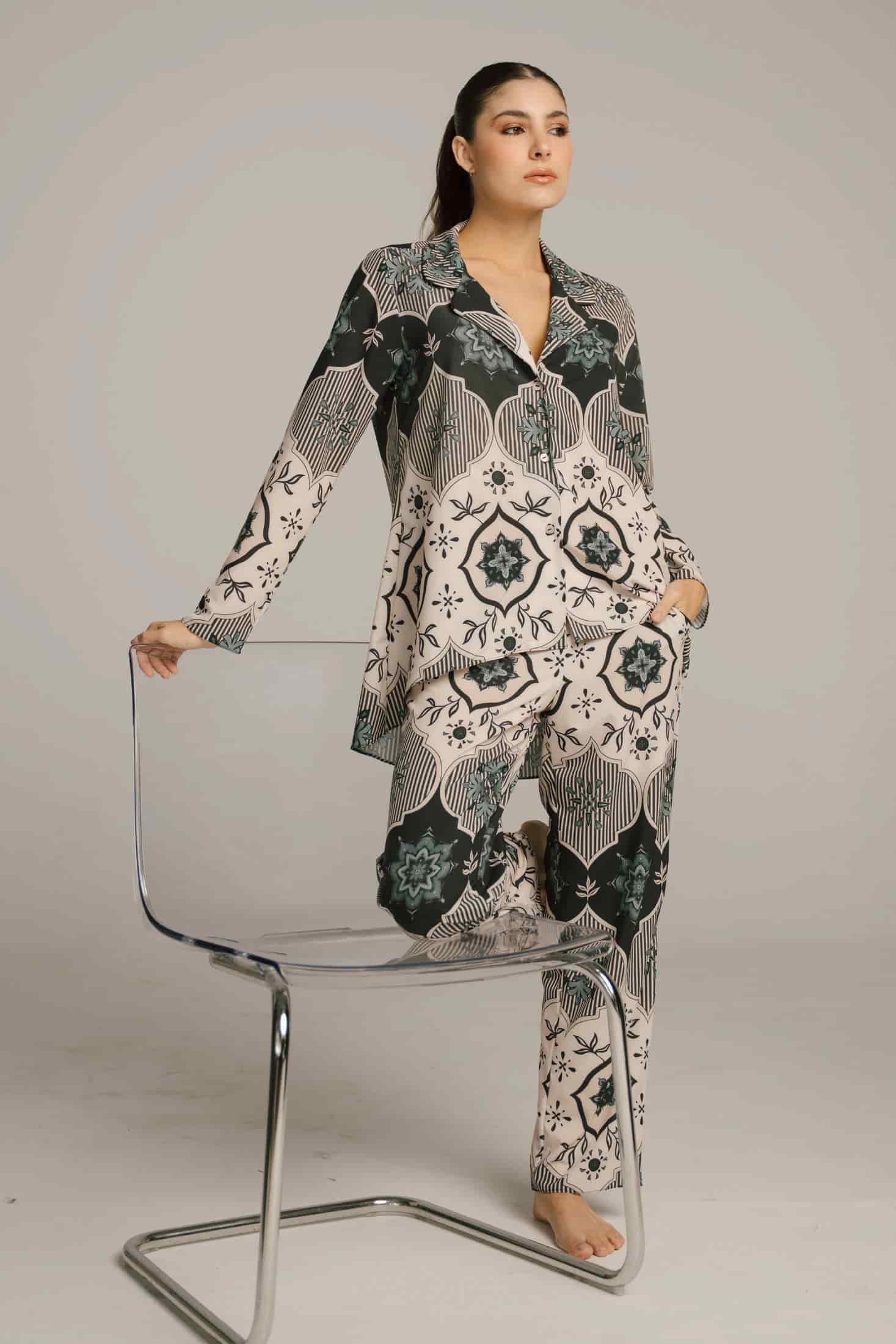 PIJAMA PANTALON ELLIPSE ESTAMPADO - miniatura 3