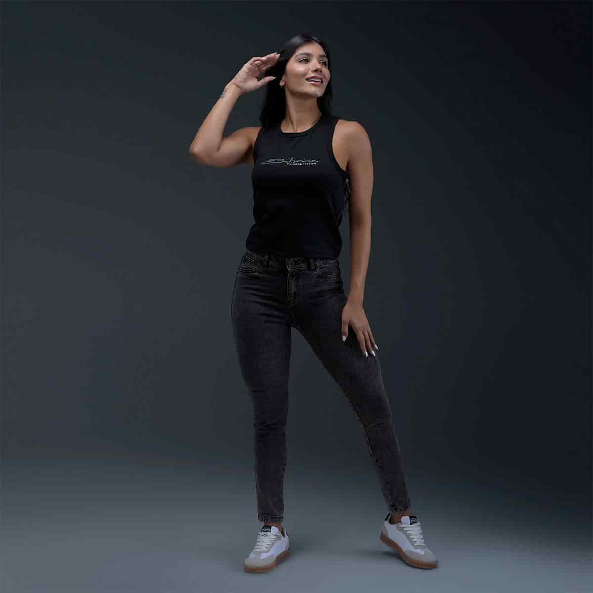 Blusa Negra Mujer - miniatura 2