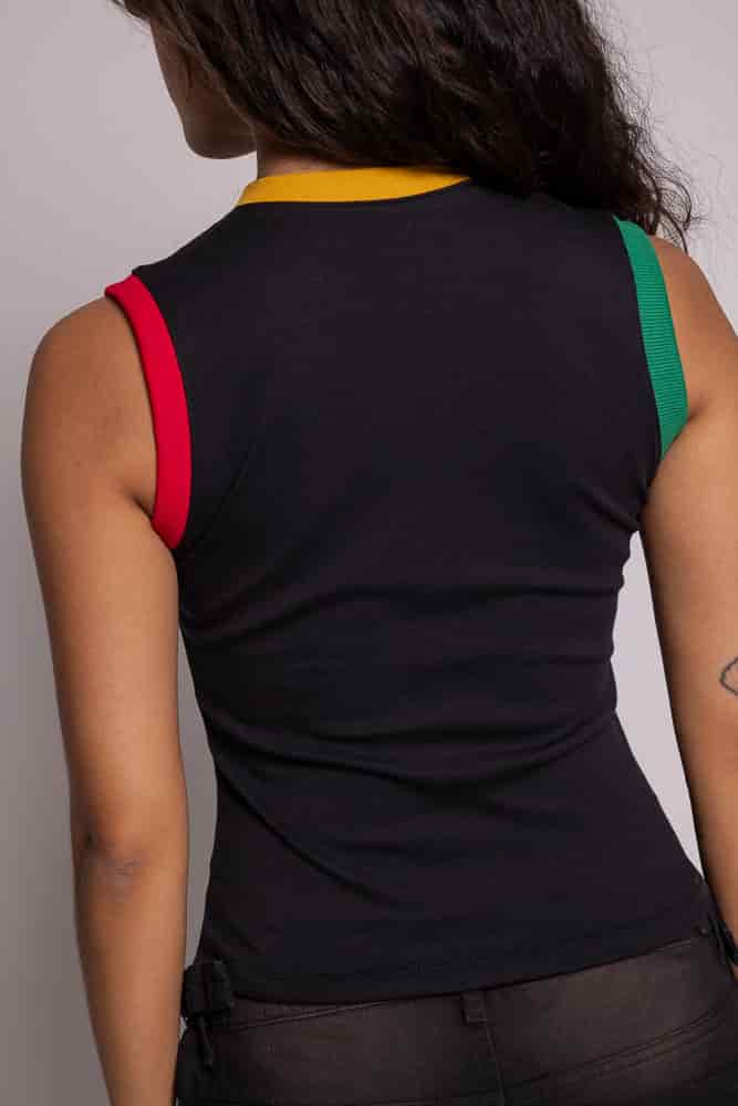 Tank Top Motion Sellos-Negro - miniatura 7
